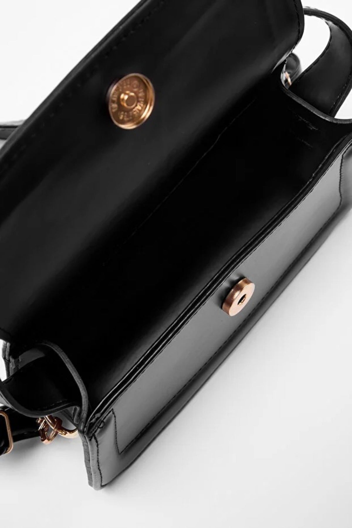 Black Mini City Crossbody & Shoulder Bag With Top Handle, Image 2 of 3