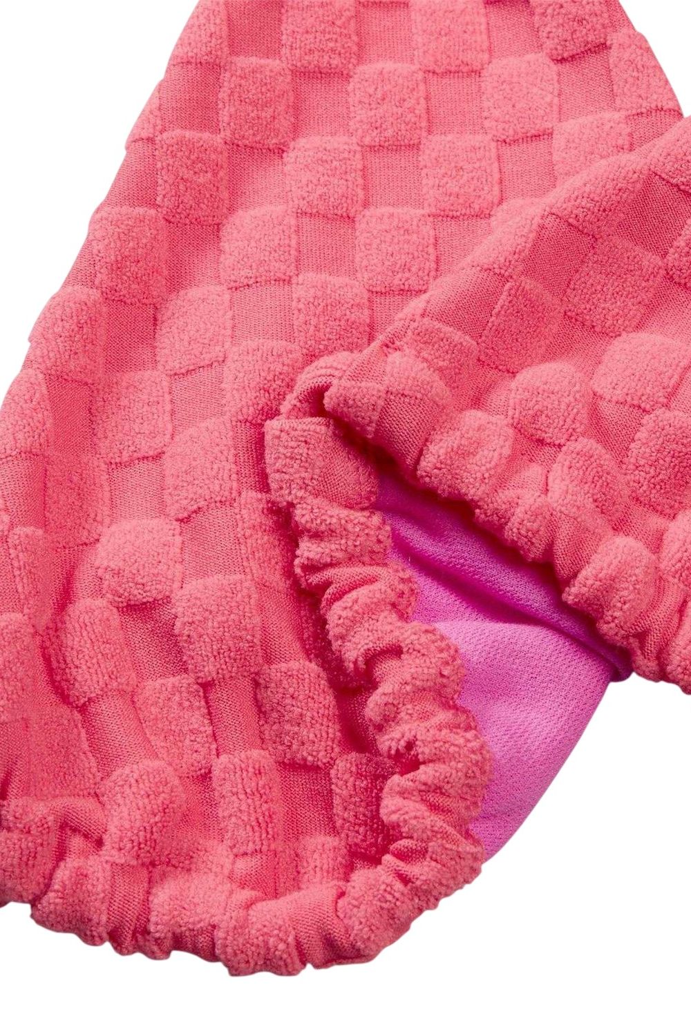 Light Pink Terrycloth Bikini Top, Image 3 of 4