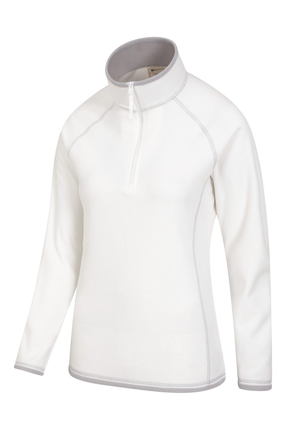 Beige Montana Half Zip Fleece Top, Image 4 of 5