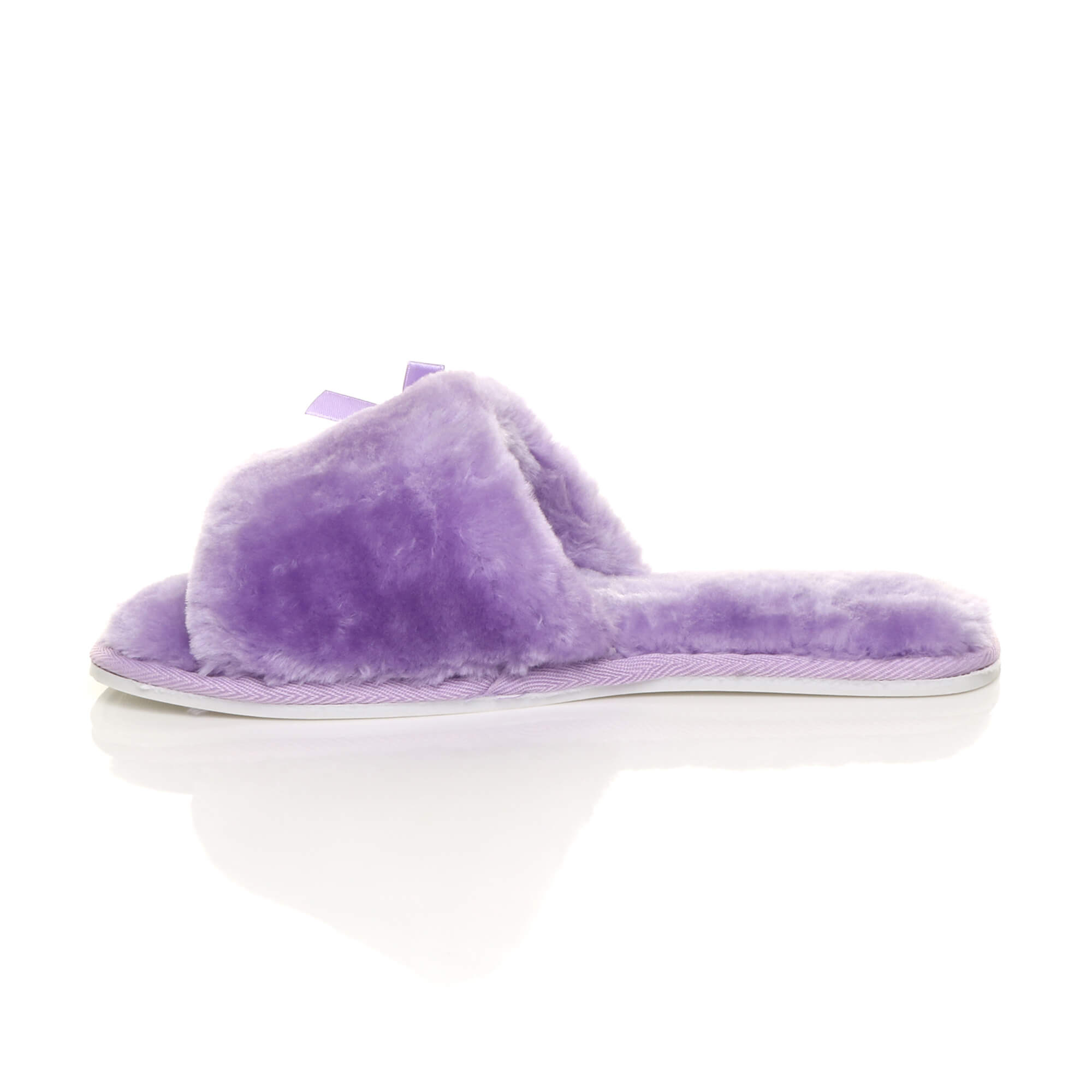 Lilac AJVANI Lilac Peep Toe Sandals Slippers, Image 3 of 6