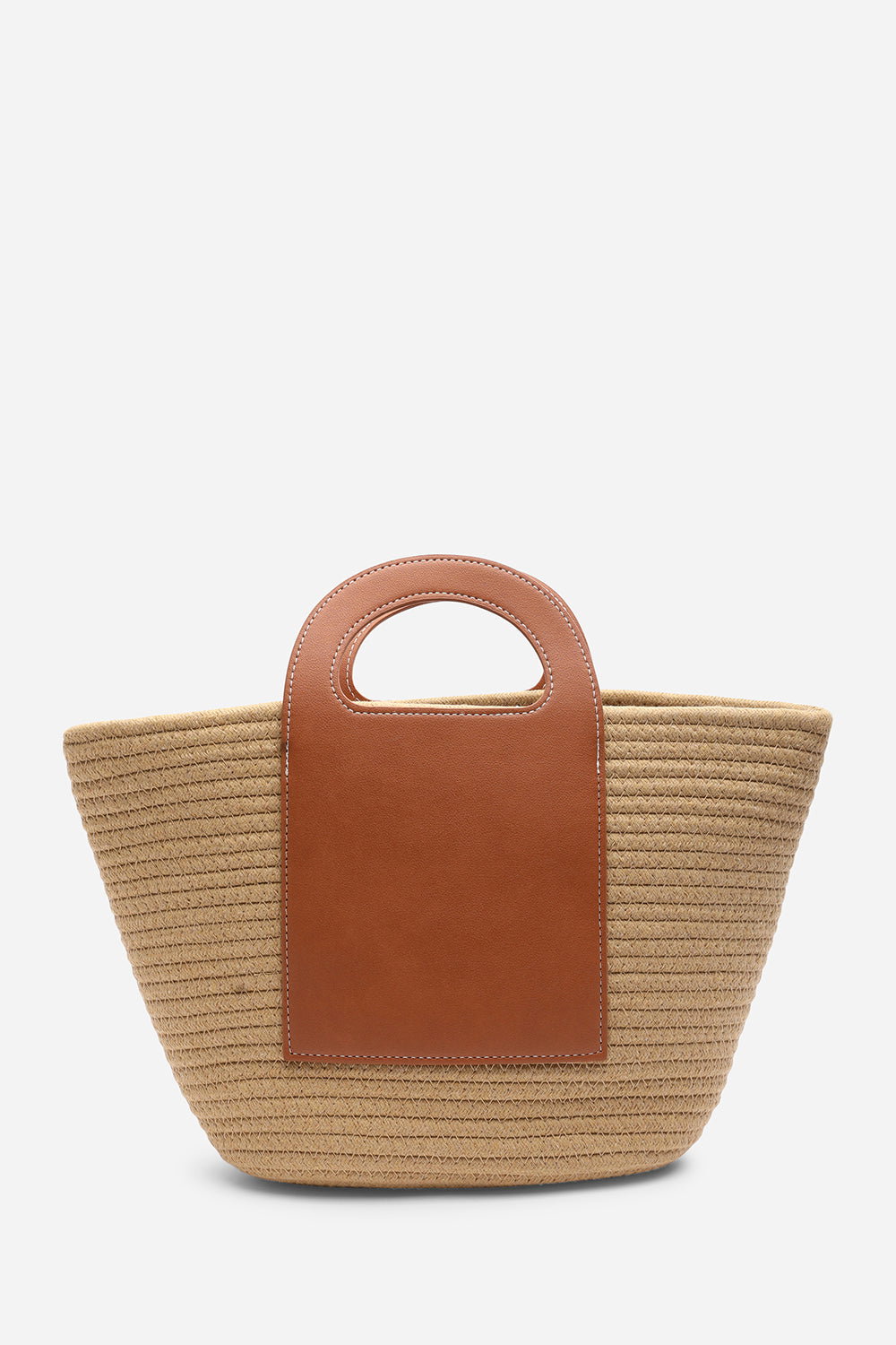 Natural Where's That From Natural Terra Raffia Basket Bag, Image 1 of 4