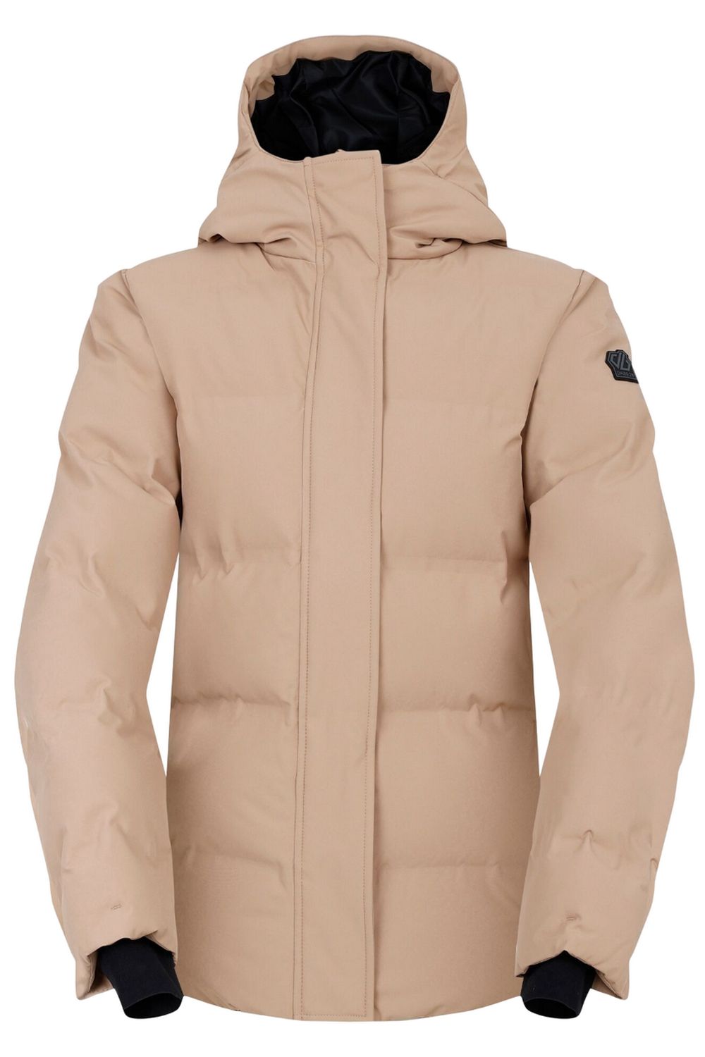 Beige Entrusted Padded Jacket, Image 1 of 4