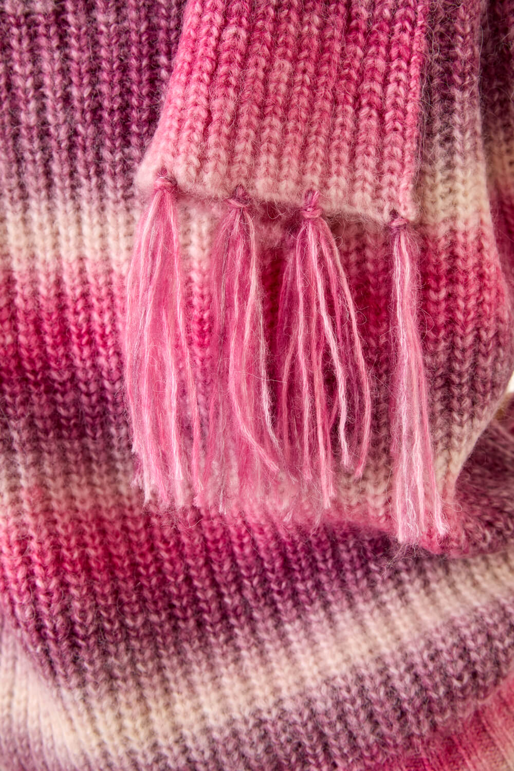 PINK Ombre Knit Scarf & Jumper, Image 9 of 8