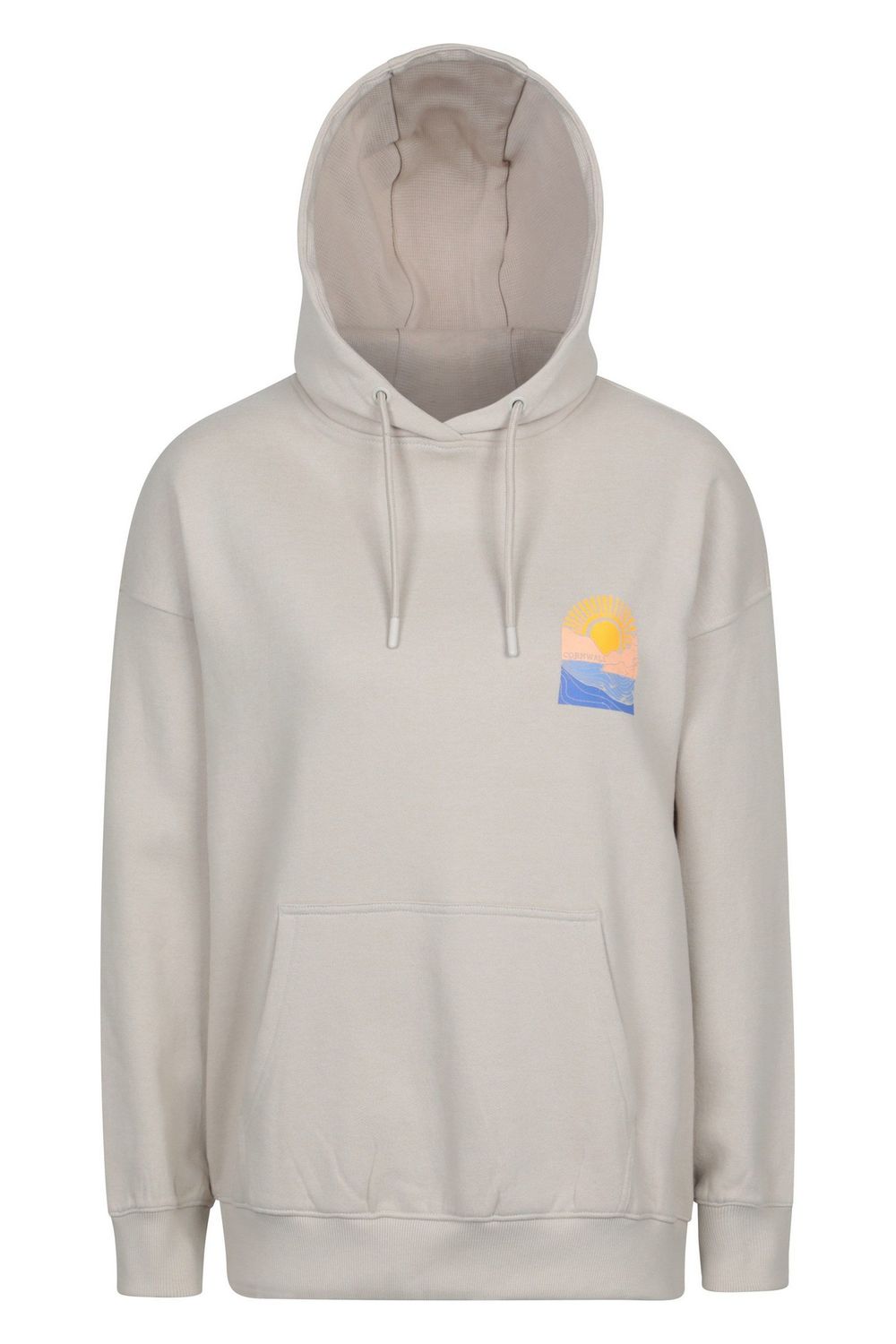 Beige Cornwall Relaxed Fit Hoodie, Image 1 of 4