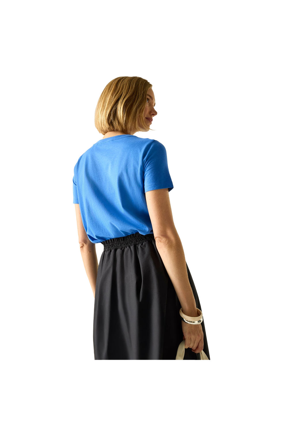 Blue Filandra VX Flower Silhouette TShirt, Image 5 of 5