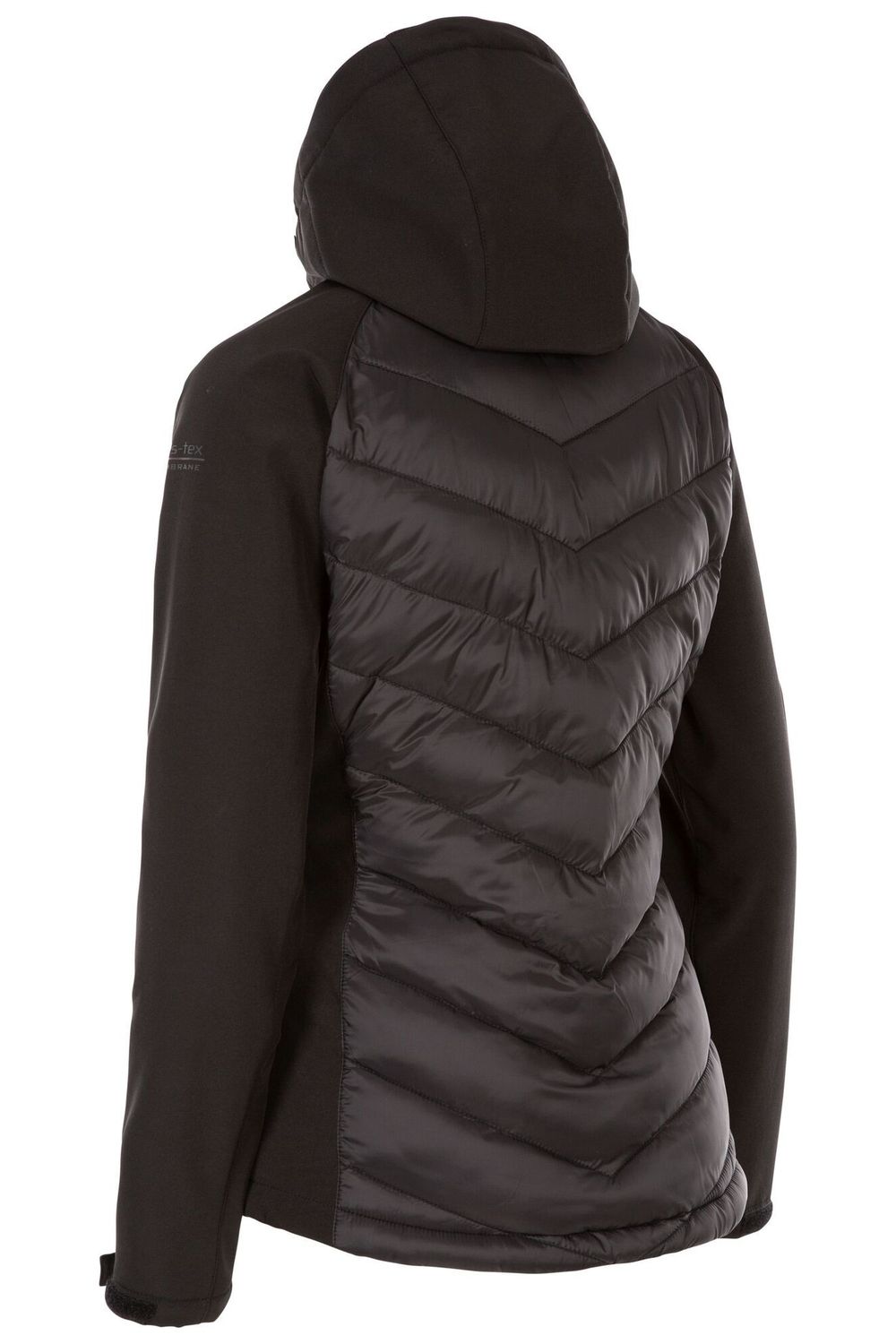 Black Trespass Black Elvira Soft Shell Jacket, Image 2 of 5
