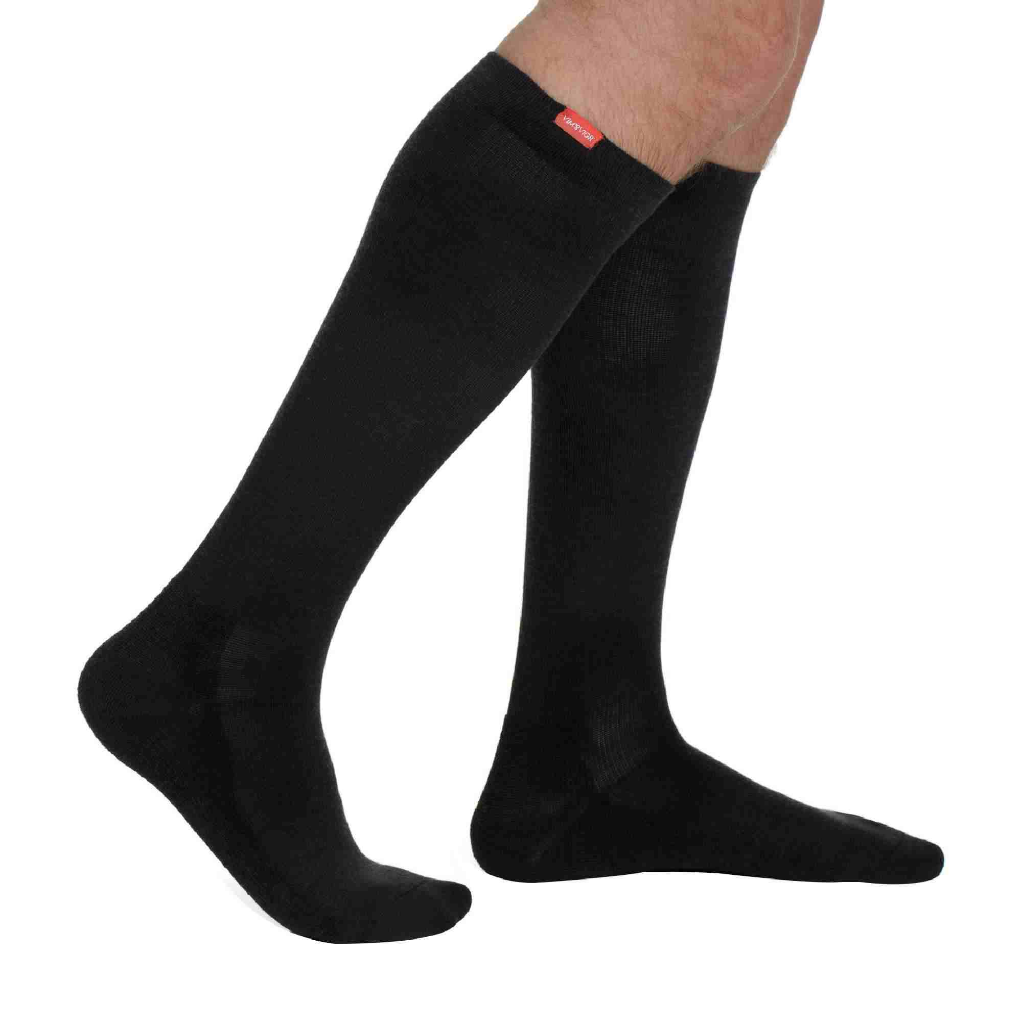 Black 15-20 mmhg Graduated Compression Socks, Image 5 of 5