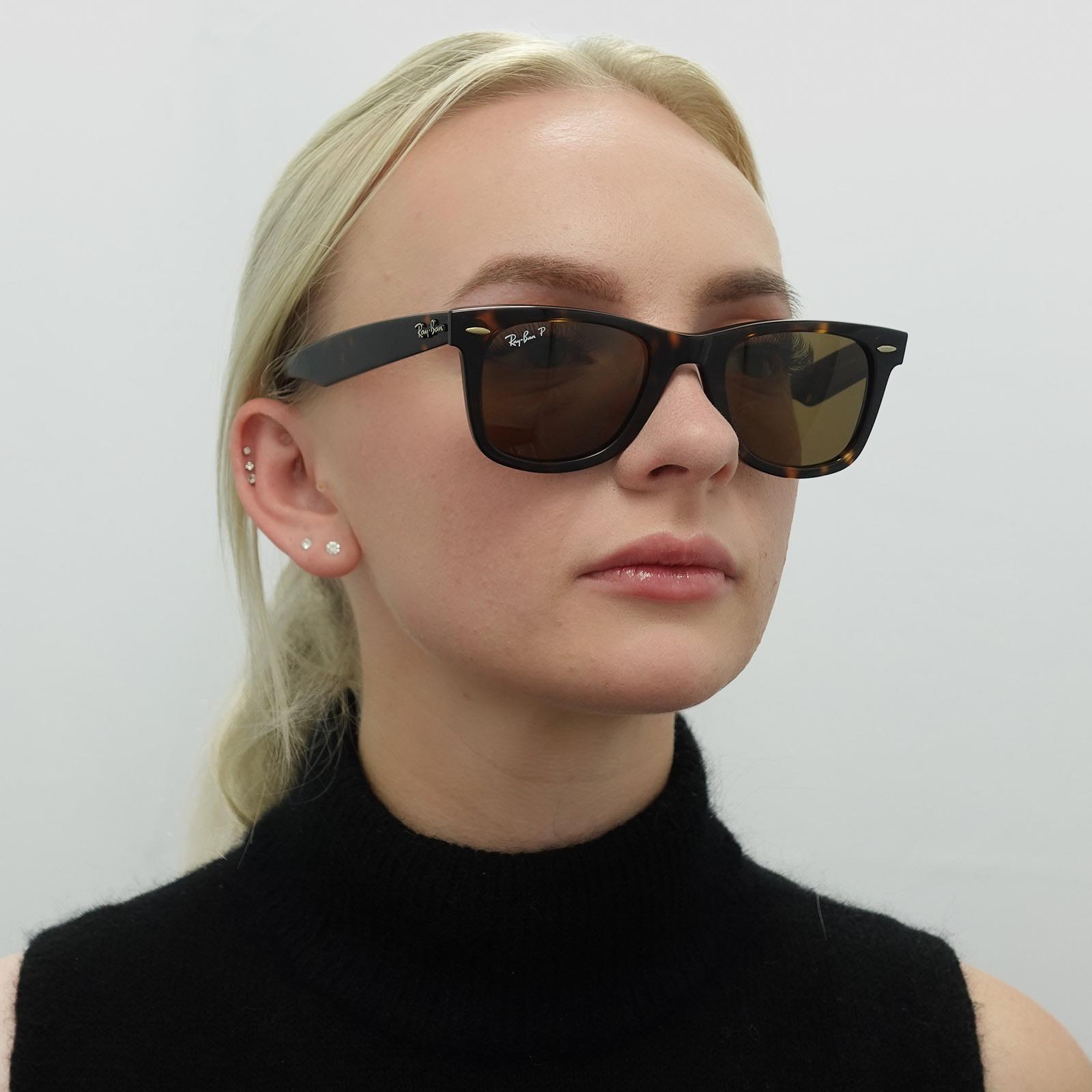 Brown Ray-Ban Brown Rectangle Havana Brown Gradient Sunglasses, Image 6 of 6
