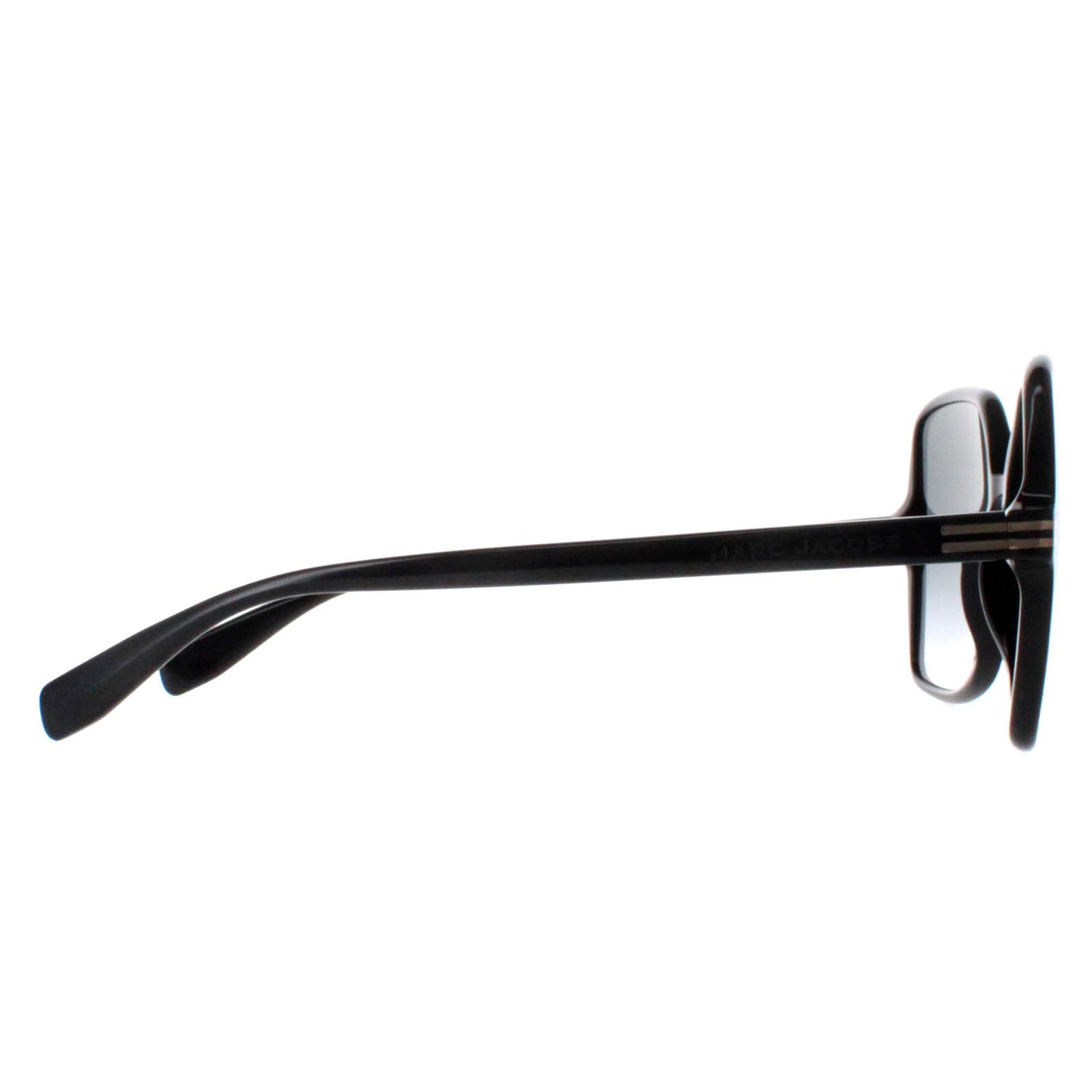Black Marc Jacobs Black Square Shiny Black Dark Grey Gradient MJ 1105/S, Image 4 of 4