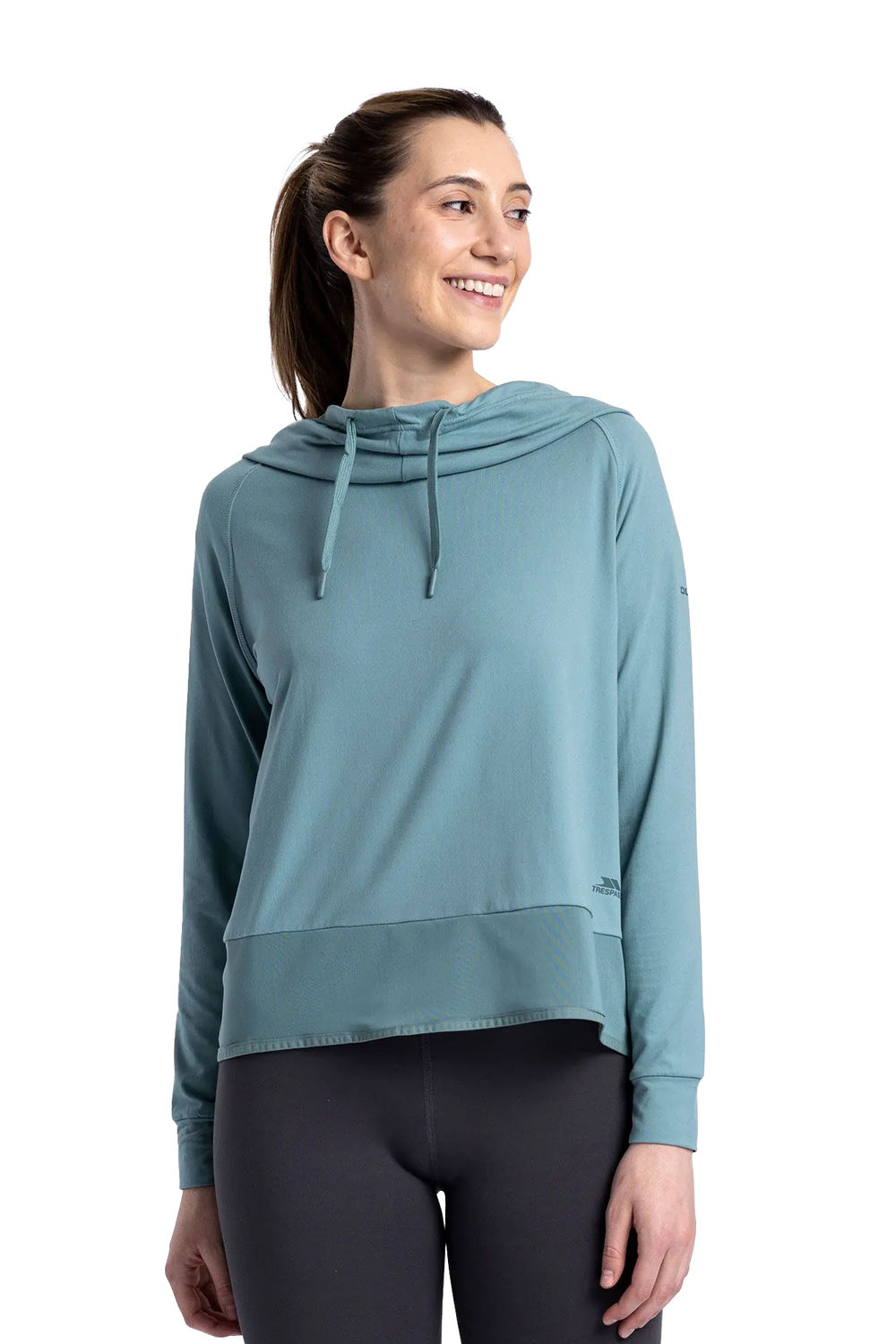 Teal Immy Active Hoodie, Image 4 of 4