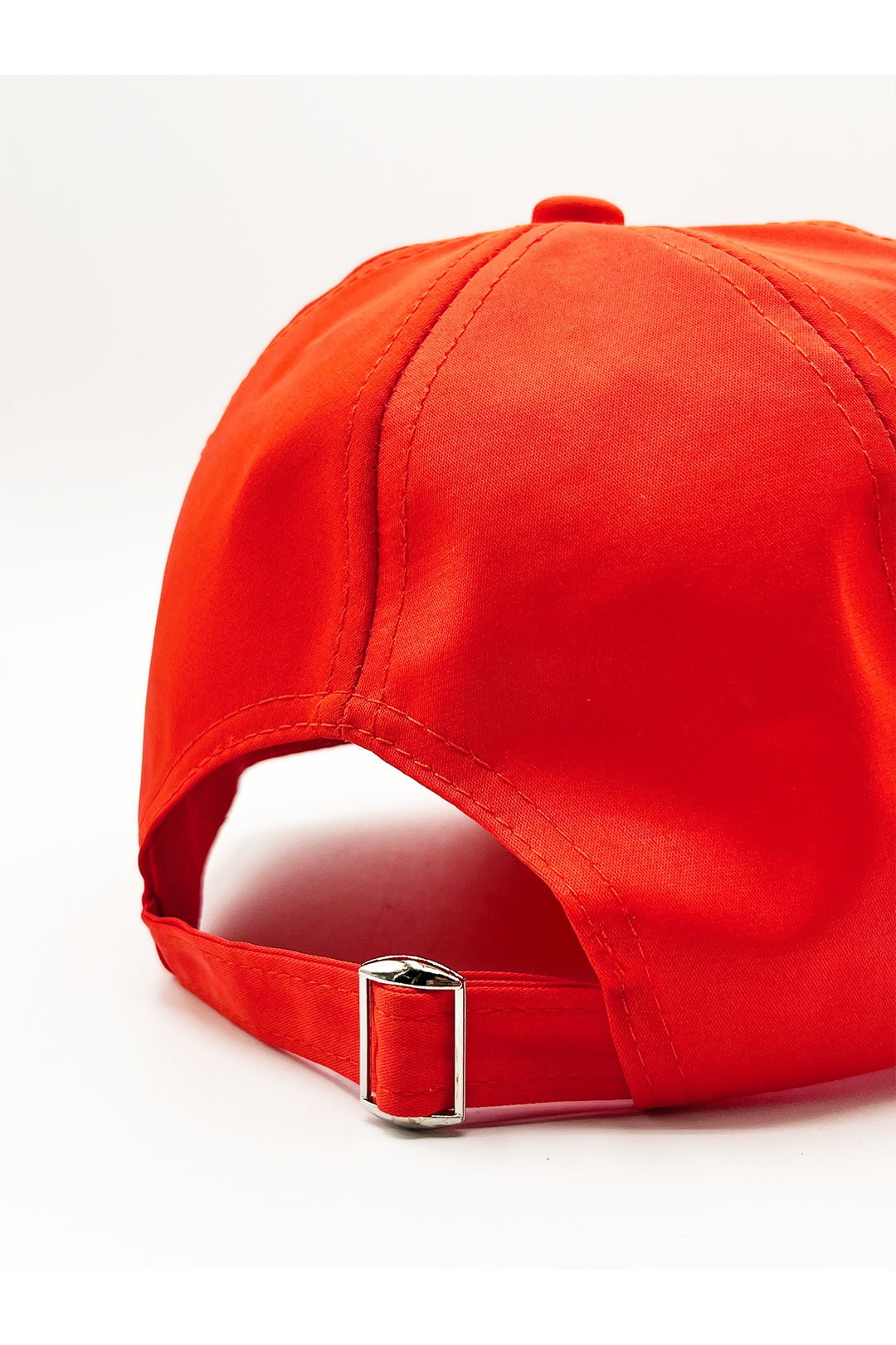 Orange Embroidered Baseball Cap in Setting Sun, Image 7 of 7