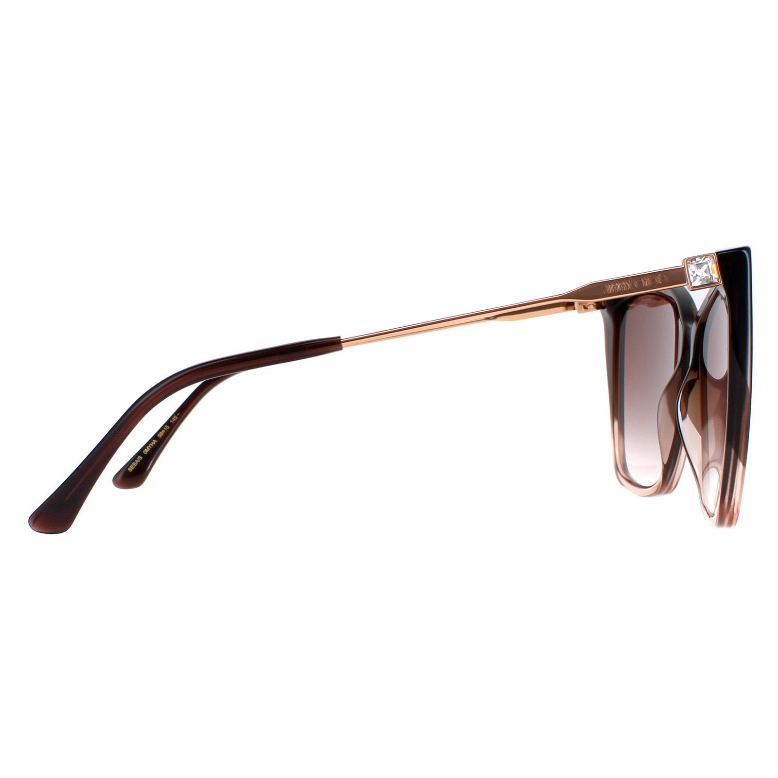 Brown Jimmy Choo Brown Cat Eye Brown Shaded Beige Brown Gradient Seba/S, Image 4 of 4