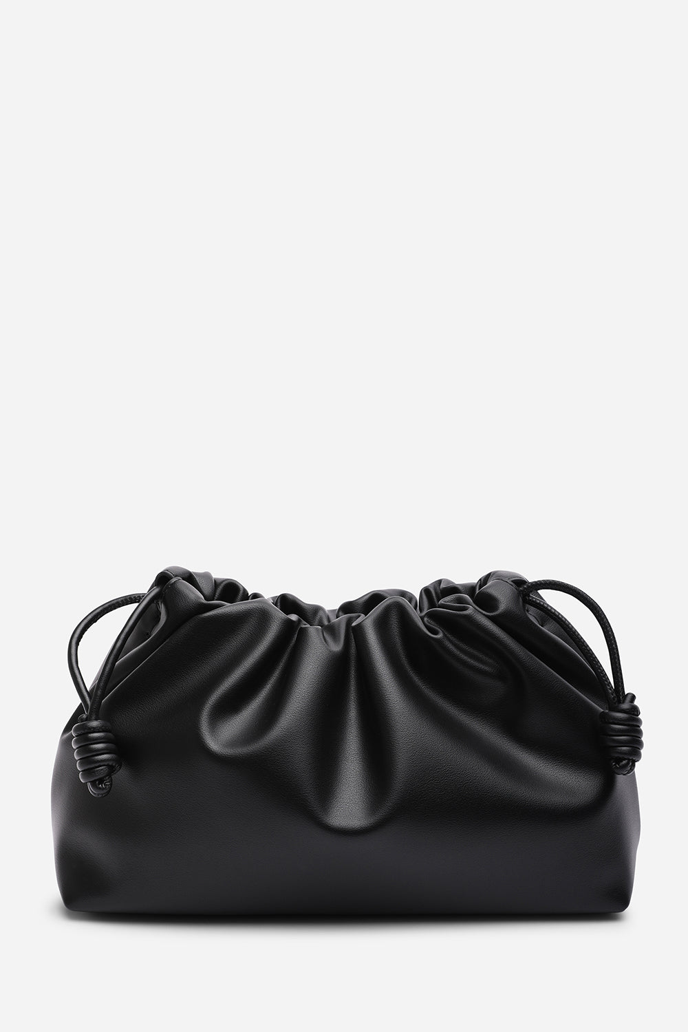 Black Where's That From Black Auric Drawstring Shoulder Bag, Image 3 of 8