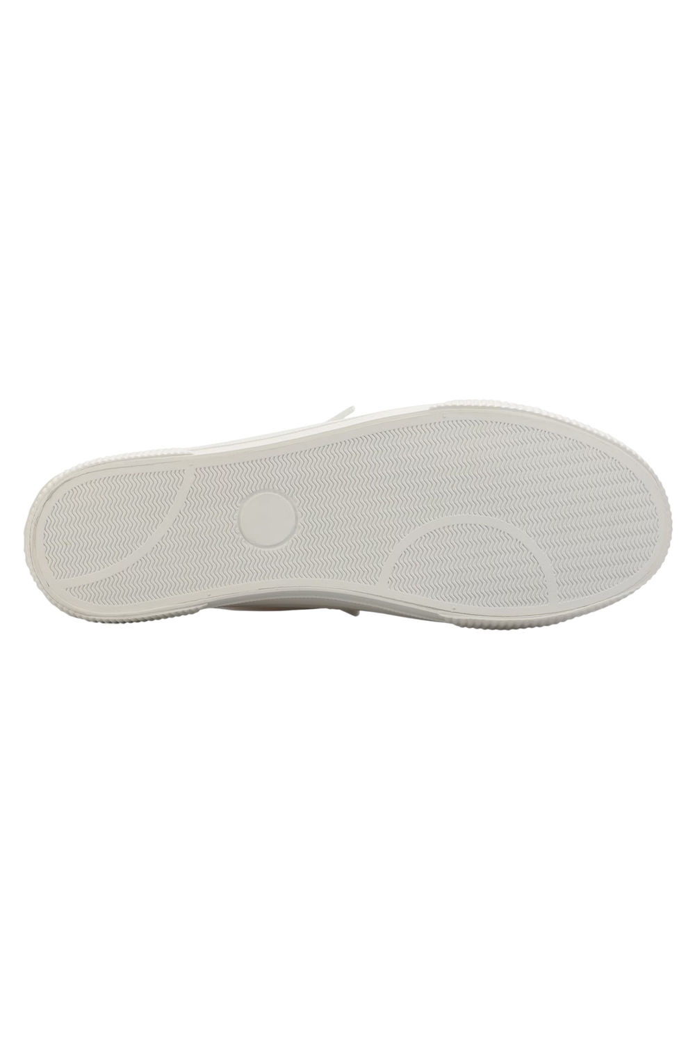 White Cheery Canvas Flat Mules, Image 3 of 3