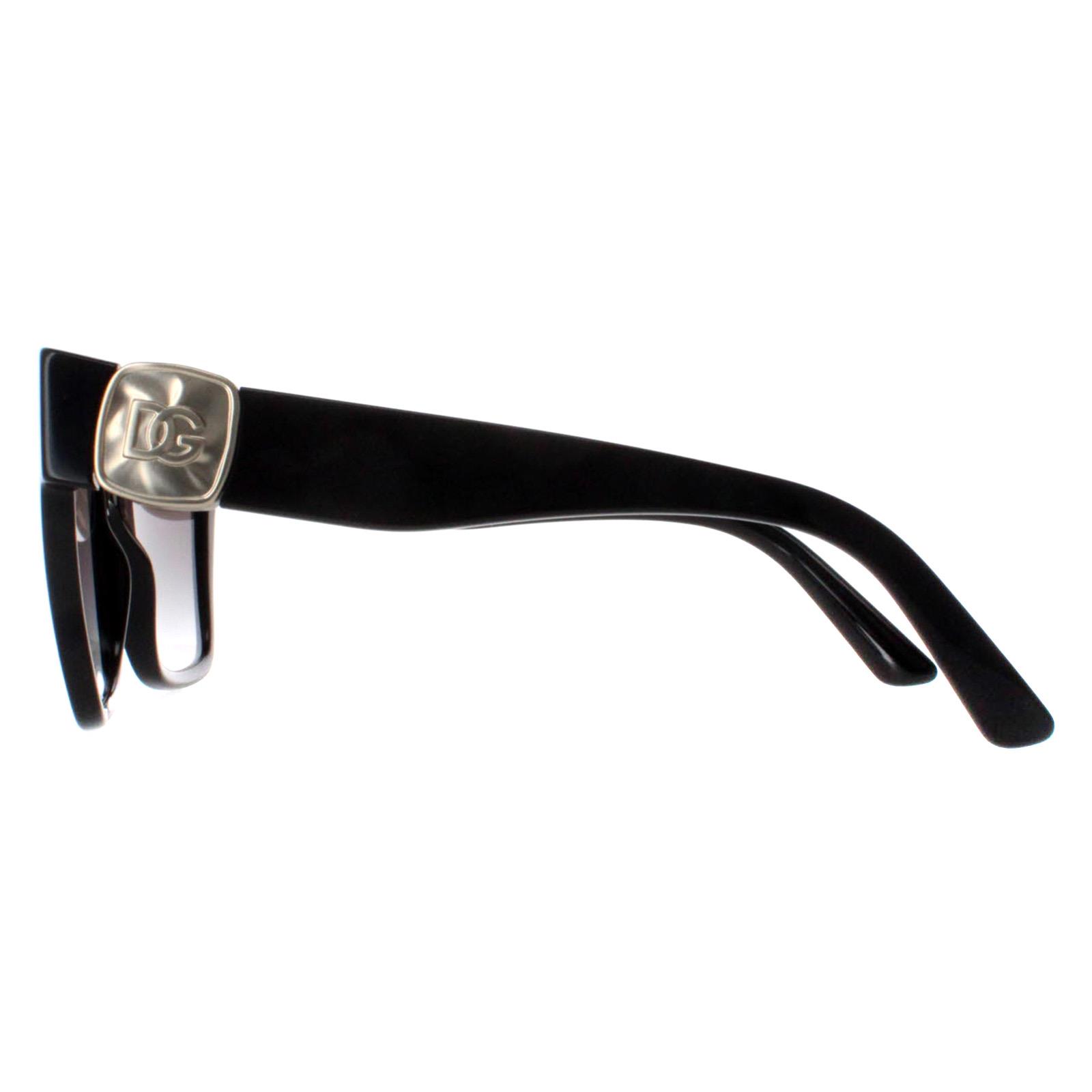 Black Dolce and Gabbana Black Square Black Grey Gradient DG4470, Image 3 of 4