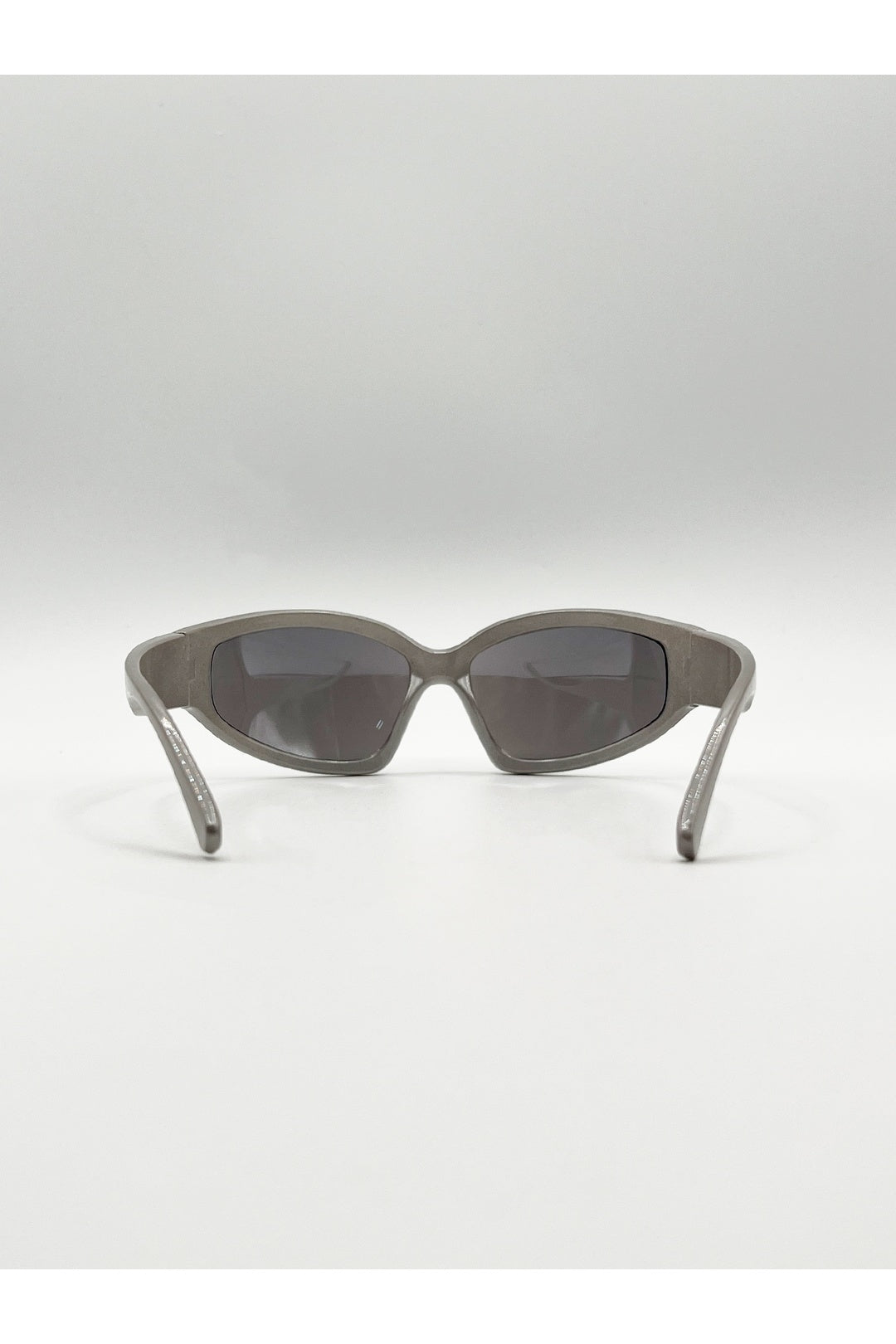 Silver Silver Racer Wrap Sunglasses, Image 4 of 4