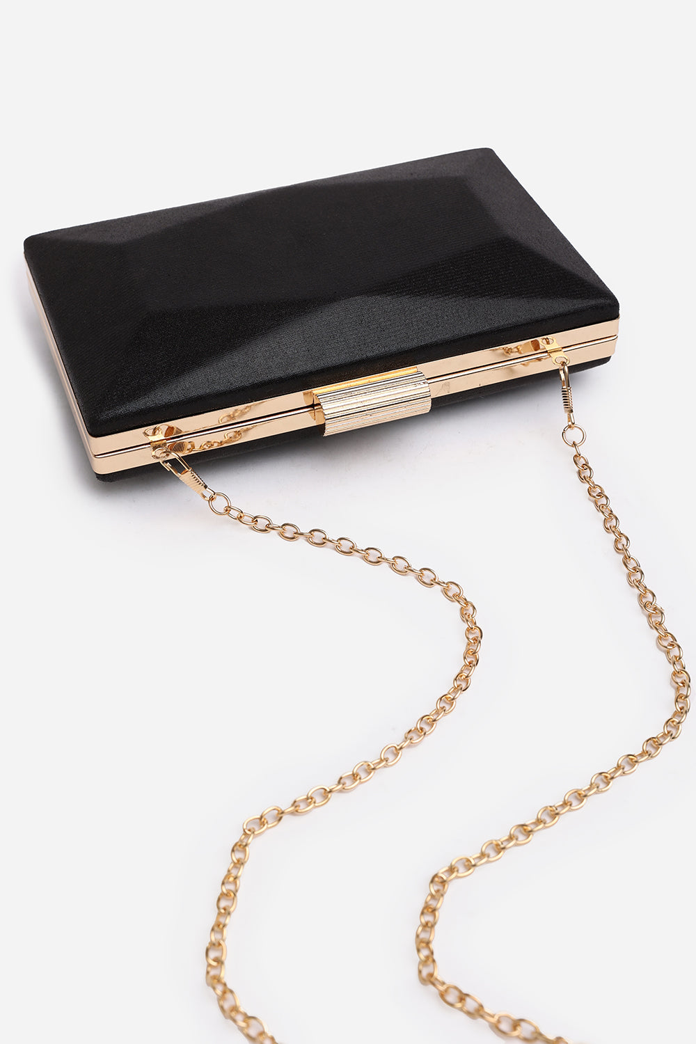 Black Oceane Embellished Evening Clutch, Image 5 of 7