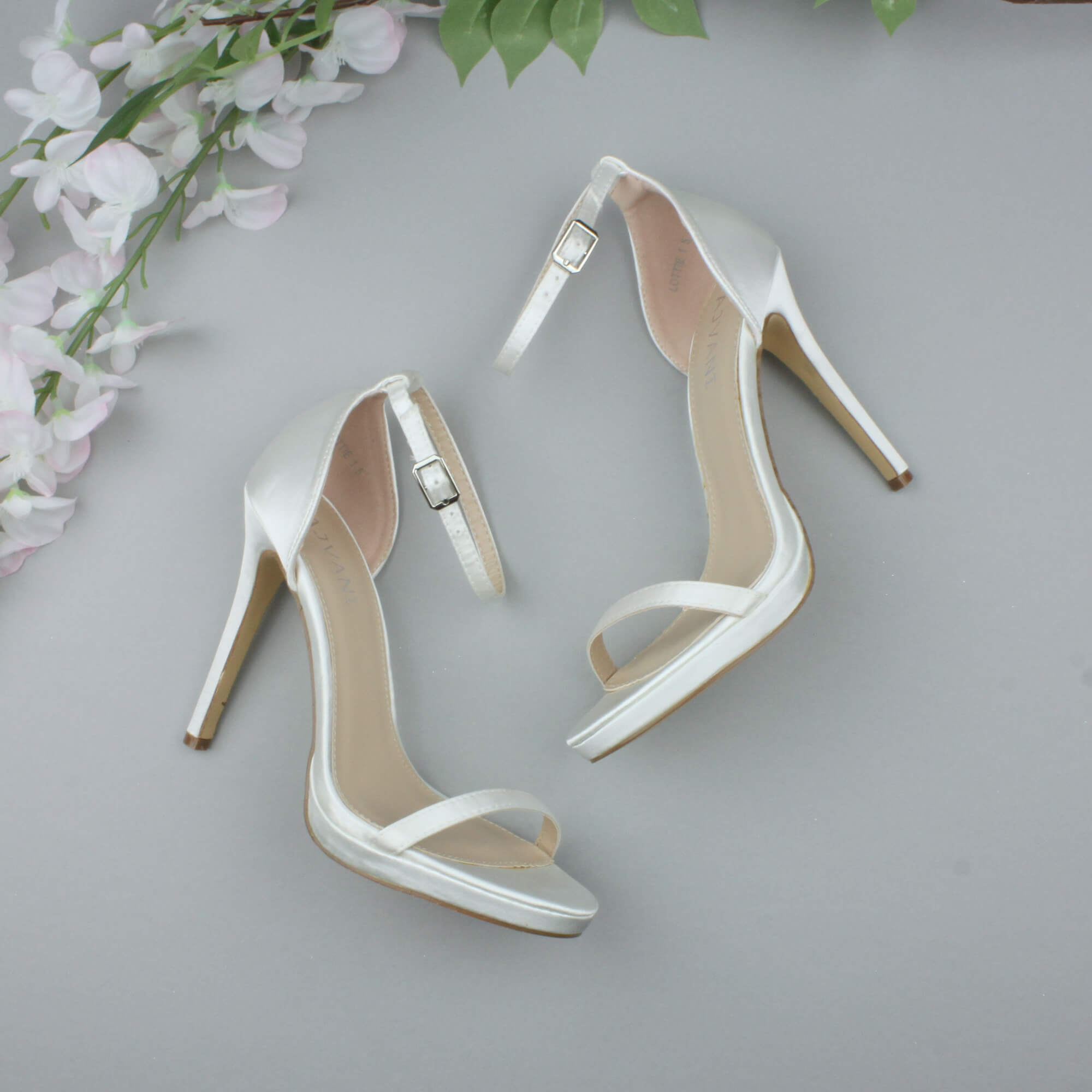 High Heel Ankle Strap Barely There Sandals, Image 4 of 6