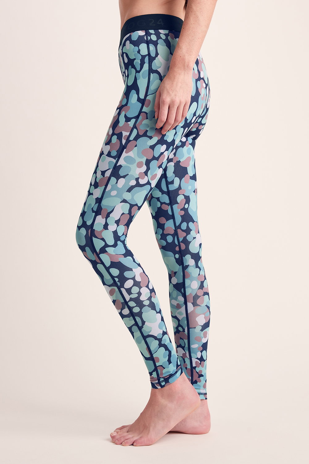 Blue Snowdon Thermal Base Layer Legging, Image 5 of 6