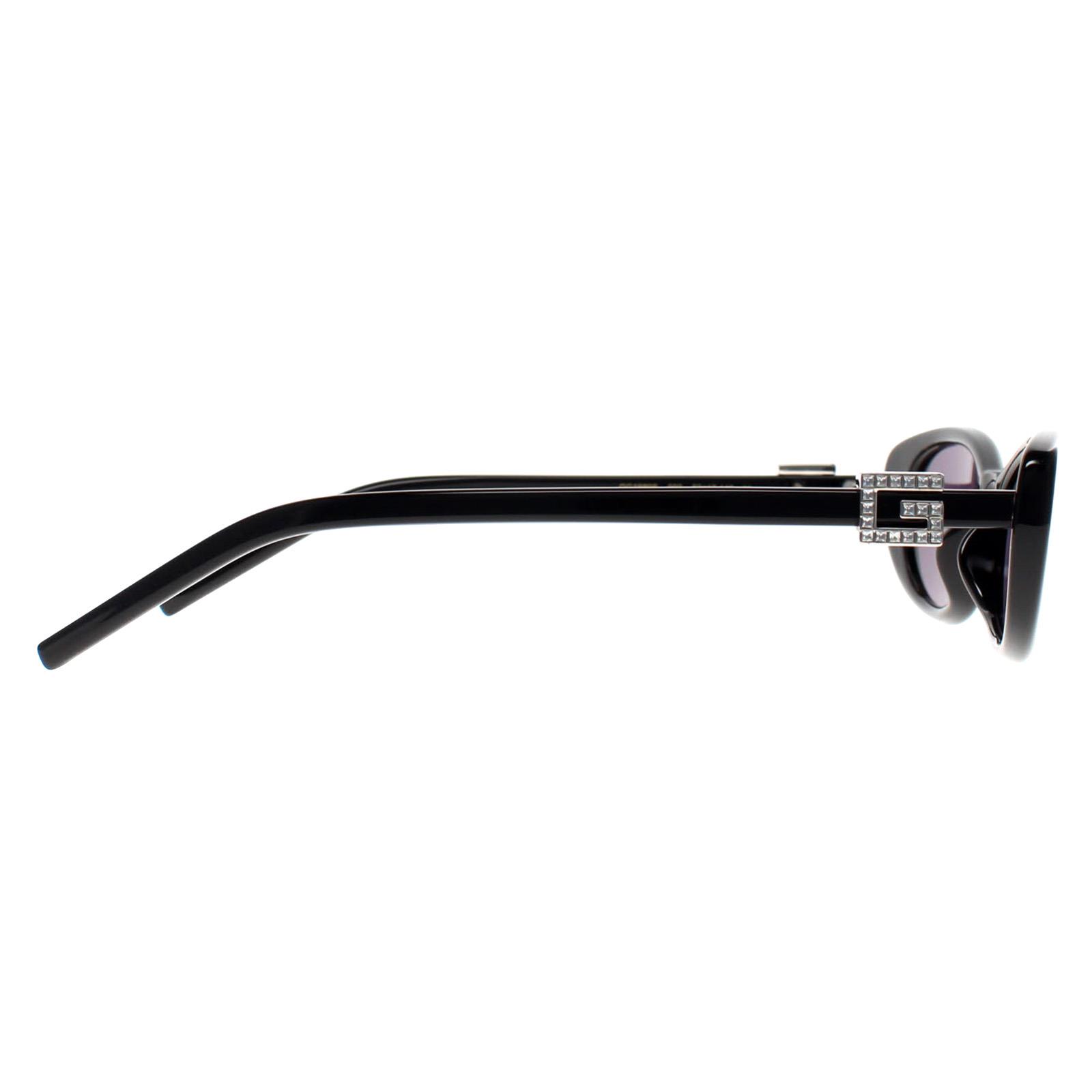 Black Cat Eye Black with Silver Crystal Stud Detail Grey GG1680S, Image 4 of 4