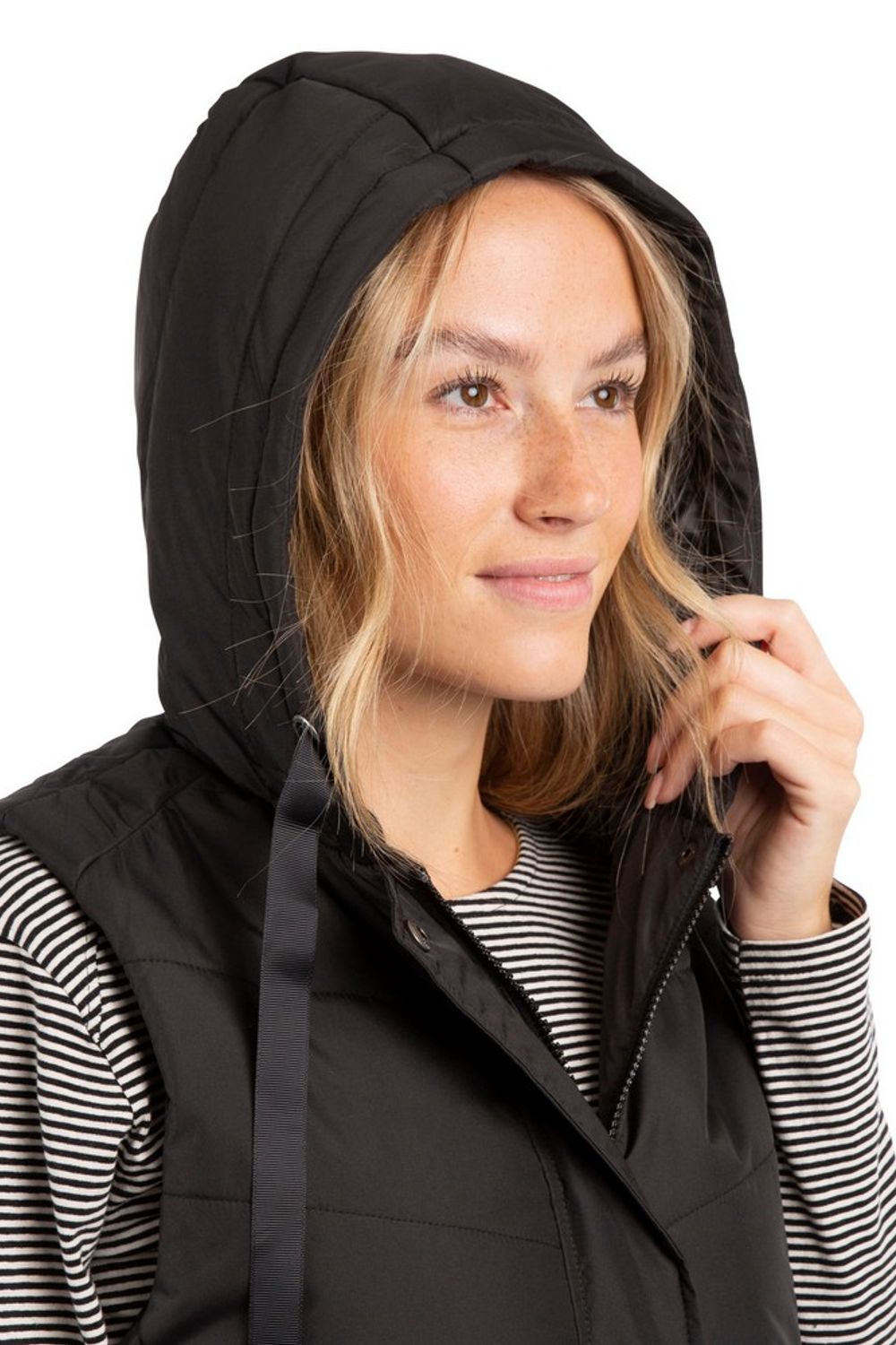 Black Juniper Padded Gilet, Image 4 of 8