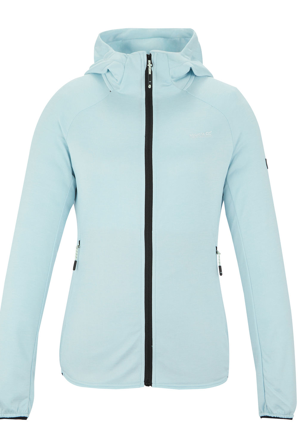 Aqua Ferna Stretch Hooded Fleece Jacket, Image 1 of 5