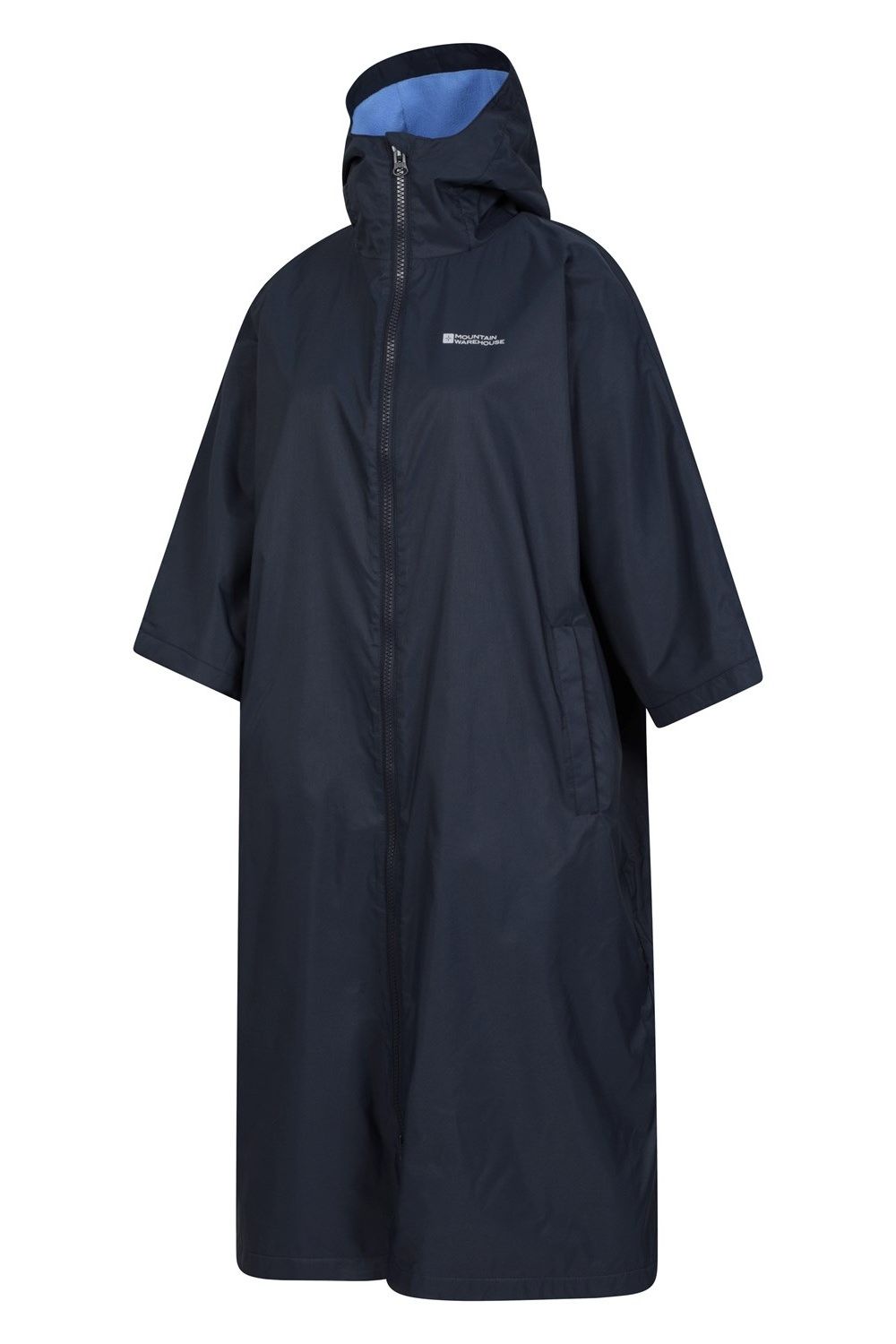 Navy Coastline Water Resistant Robe, Image 3 of 5
