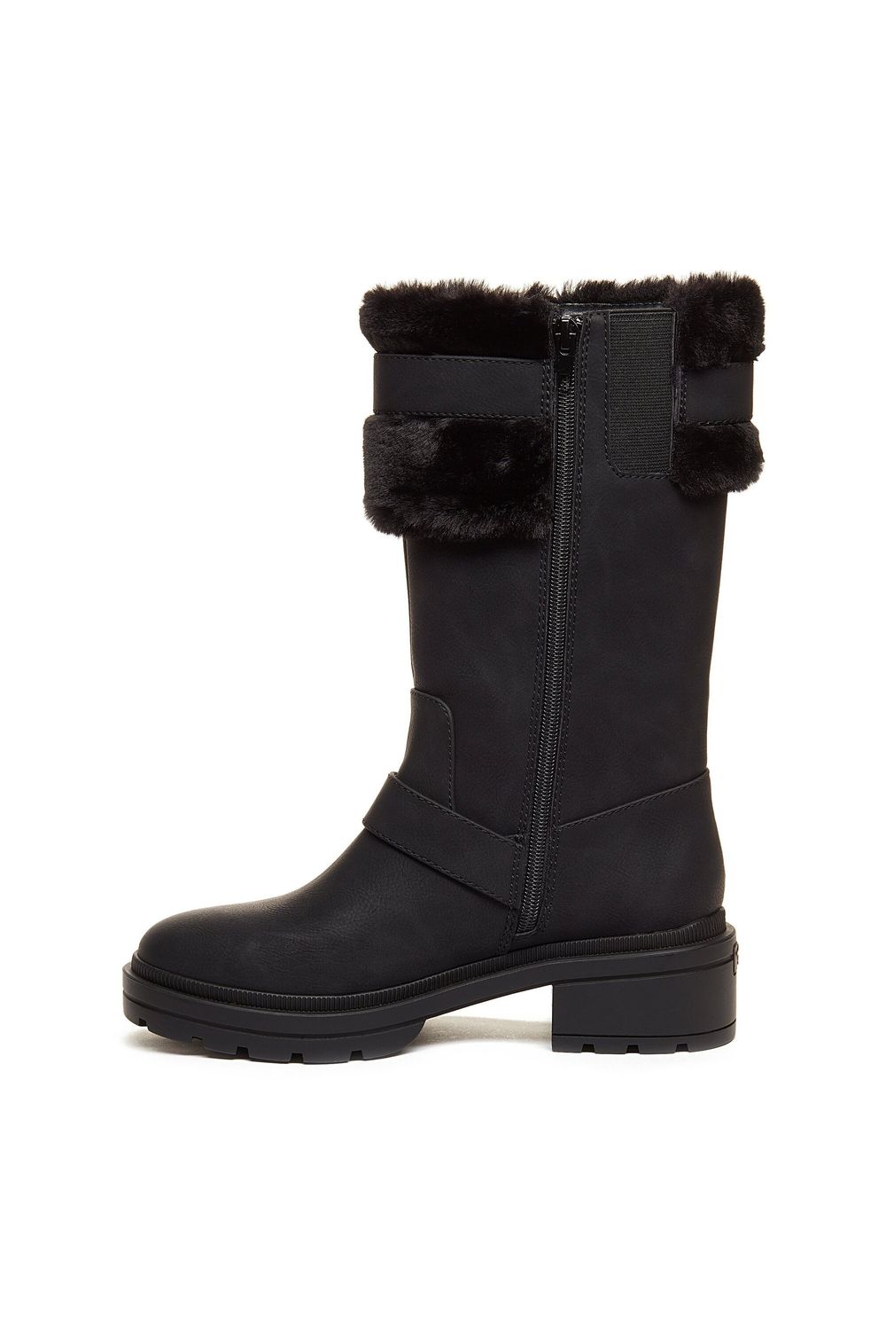 Black Igloo Long Boots, Image 3 of 6