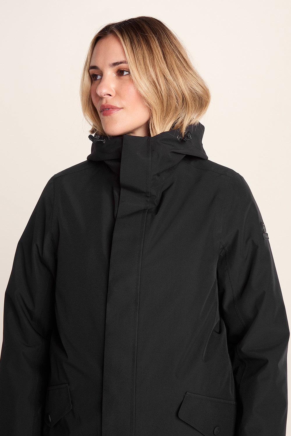 Black Lyra Waterproof 3in1 Jacket, Image 5 of 6