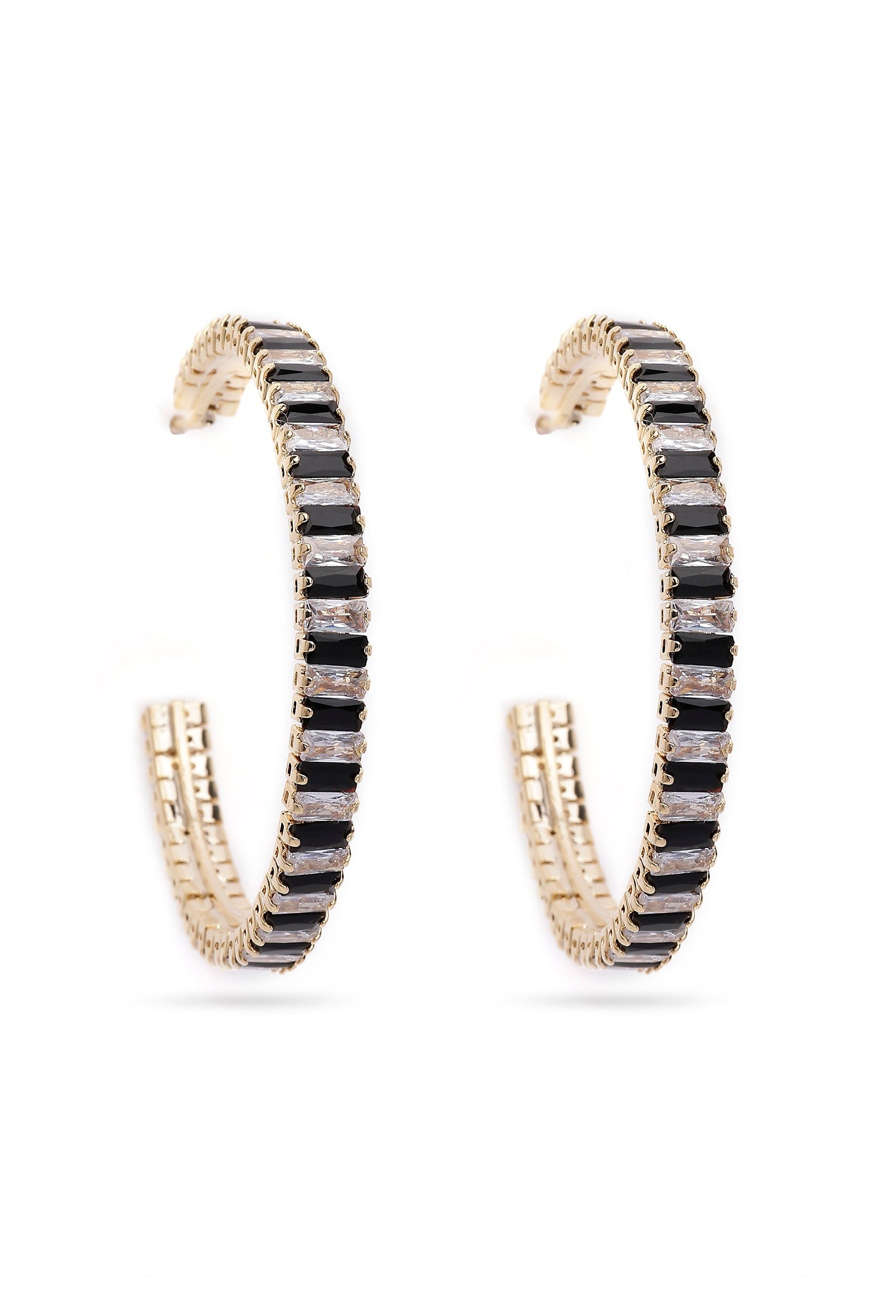 Metallic Gold Colored Hoops