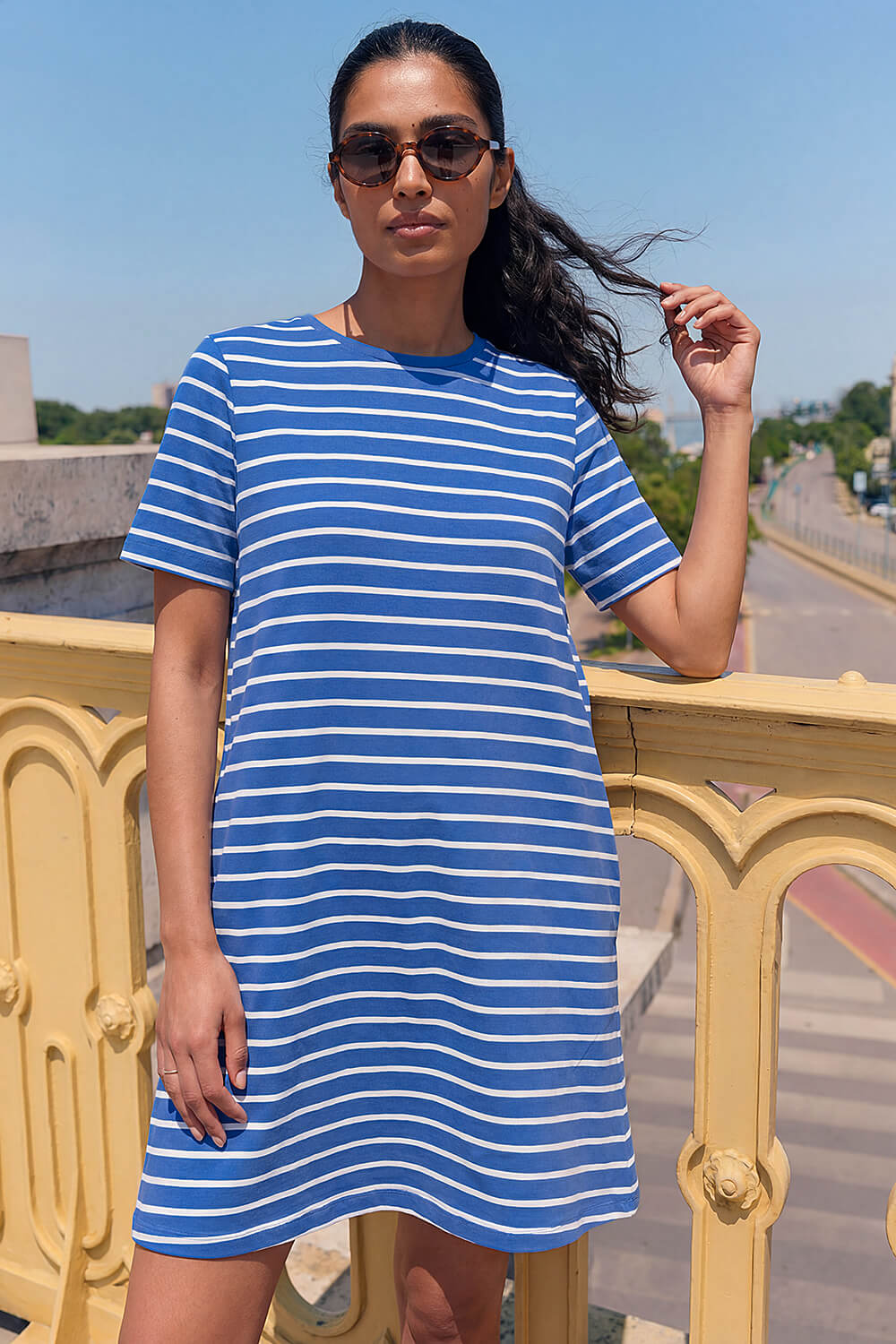 roman t shirt dress Buy Roman Blue Floral Print Asymmetric T-Shirt Dress from Next USA