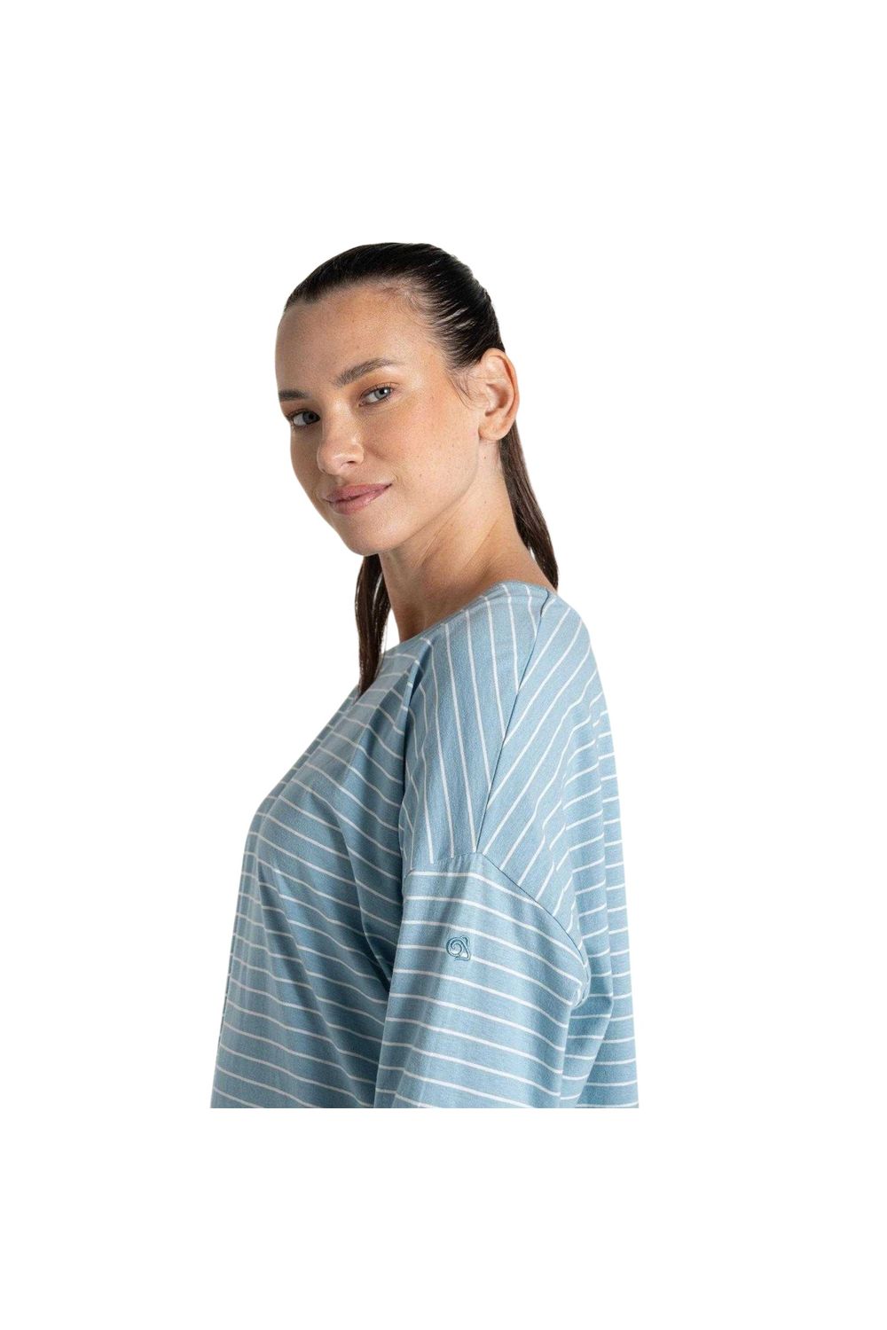 Sky Blue Kielder Drop Shoulder TShirt, Image 4 of 4