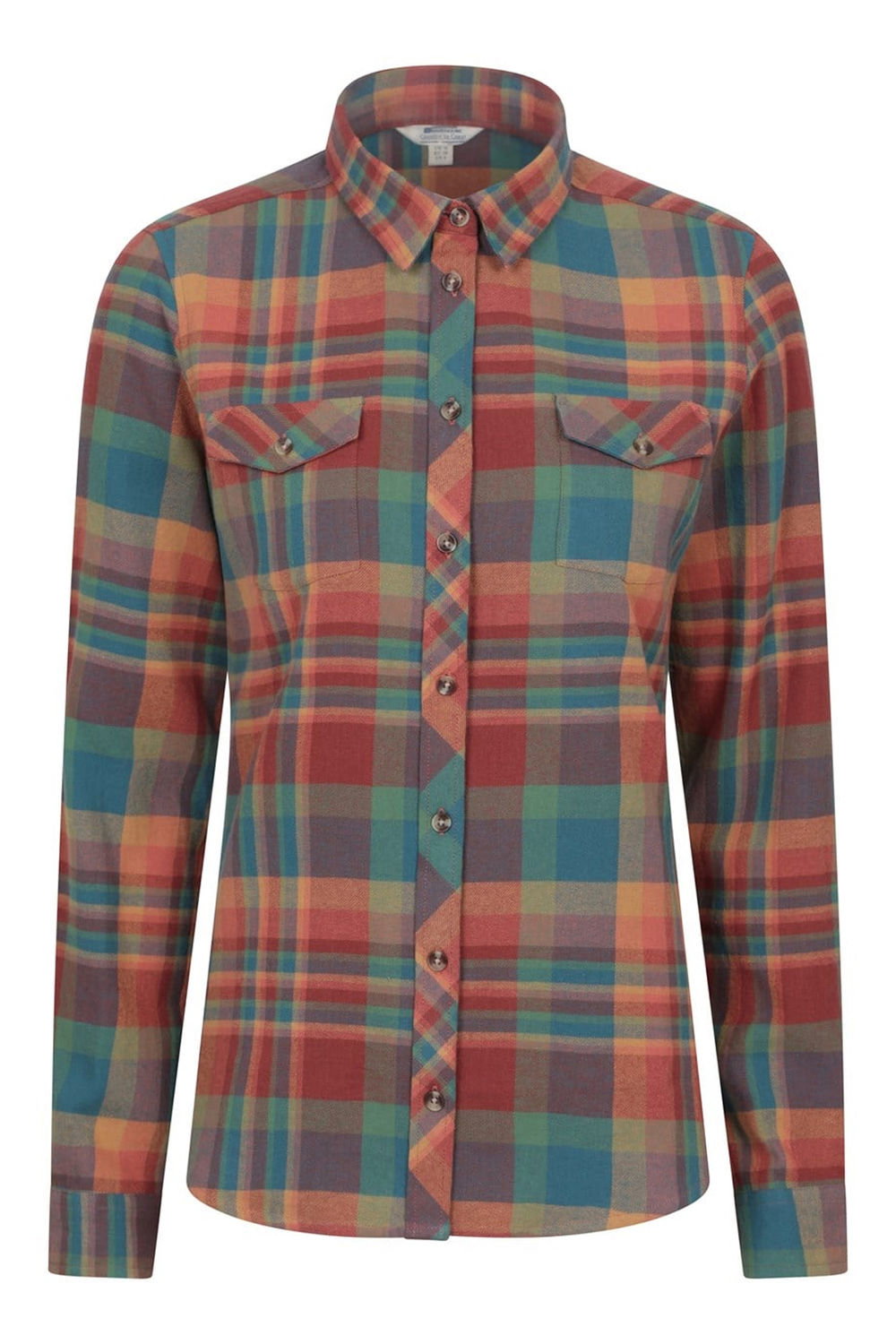 Dark Orange Willow Flannel Shirt, Image 1 of 4