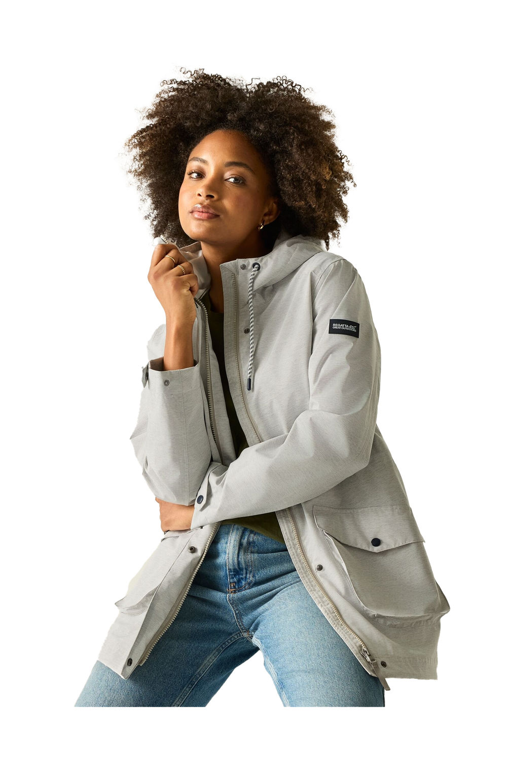 Grey Norana Waterproof Jacket, Image 4 of 4