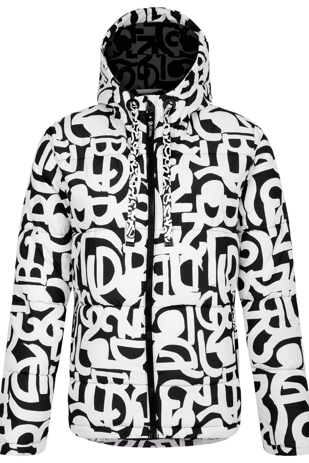 Multi Society Graffiti Padded Jacket, Image 1 of 4