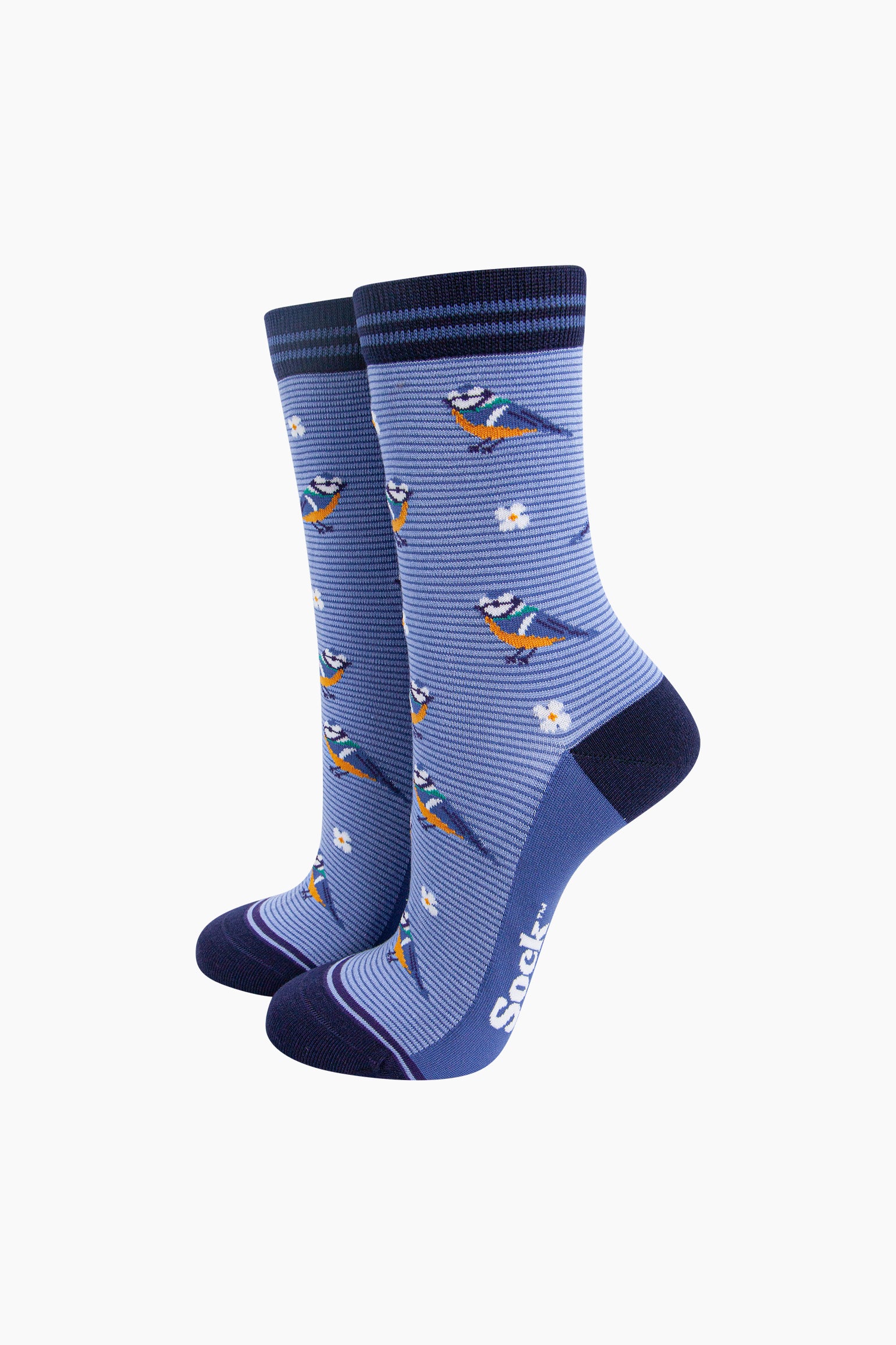 Multi Garden Birds Bamboo Socks Gift Set, Image 4 of 4