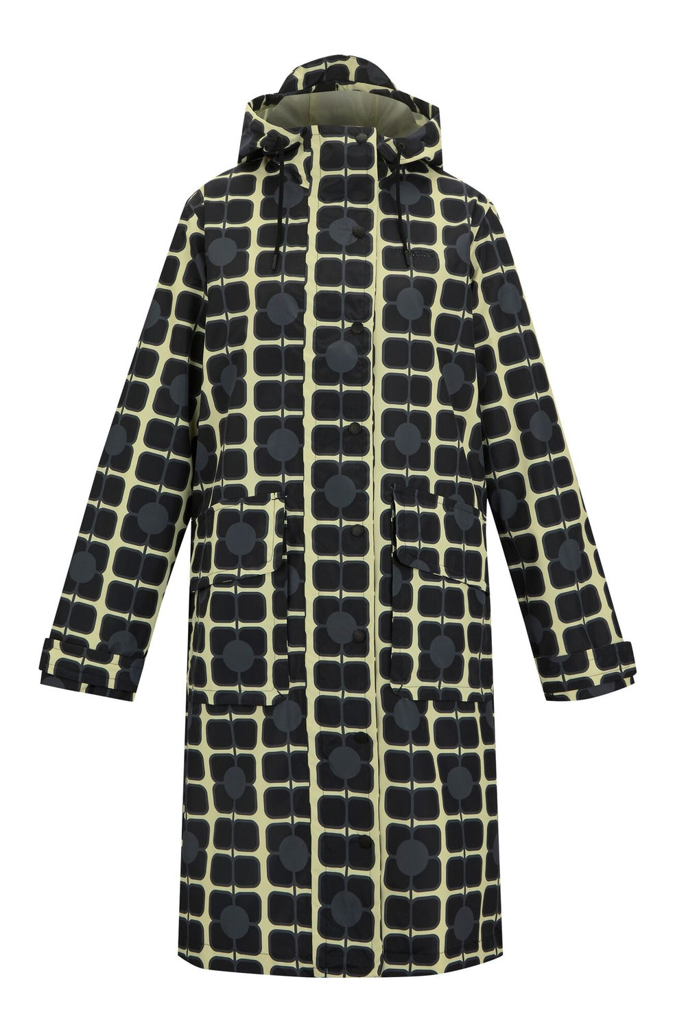 Multi Orla Kiely Poppy Long Jacket, Image 2 of 5
