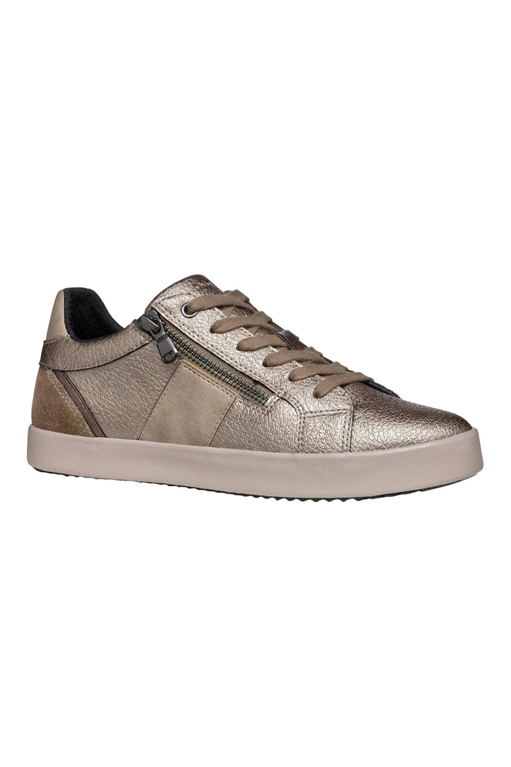 Taupe Blomiee Suede Trainers, Image 1 of 5