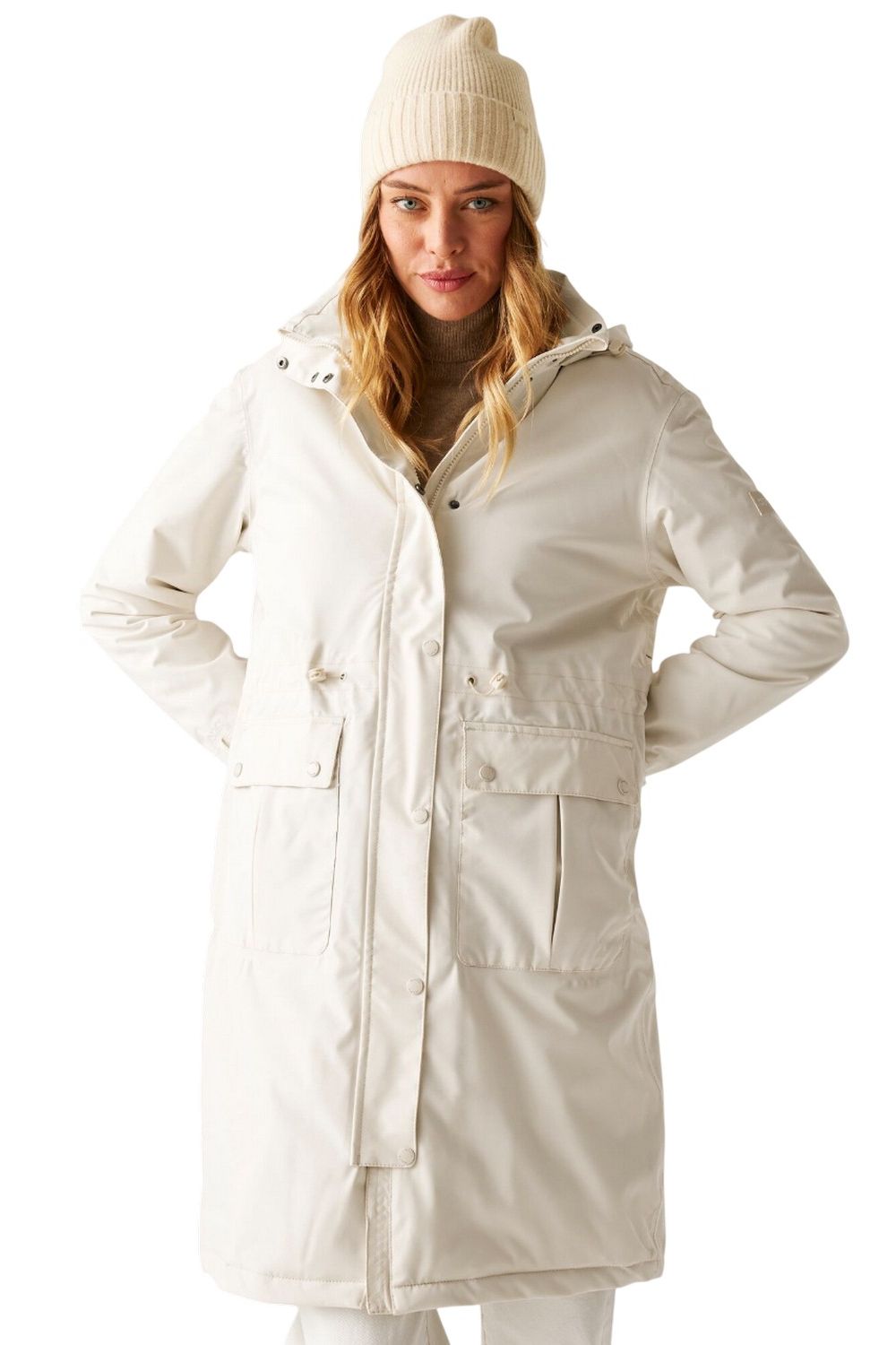 Cream Yannta Insulated Waterproof Jacket, Image 1 of 6