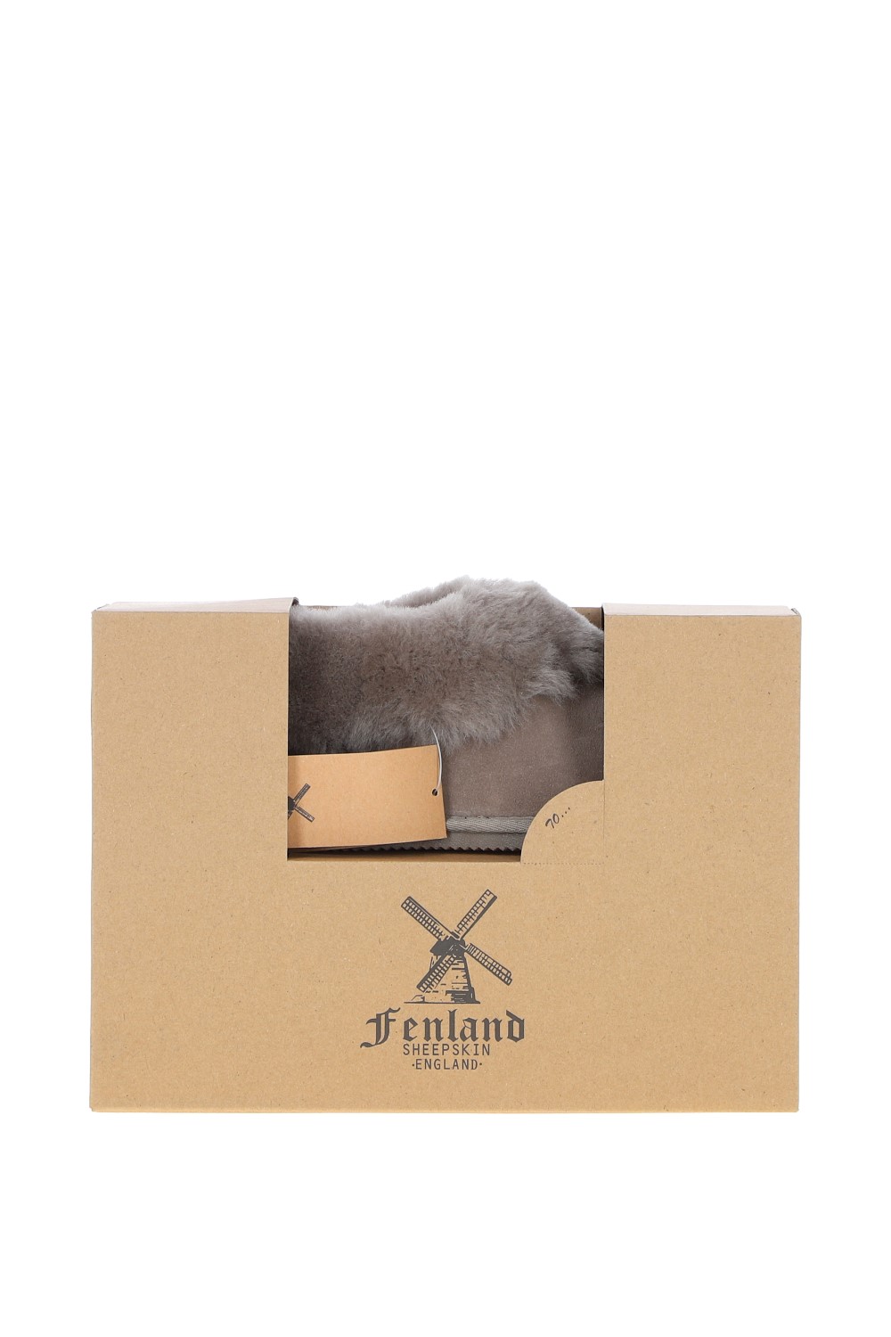 Brown Fenland England Brown Real Sheepskin Booties, Image 2 of 5