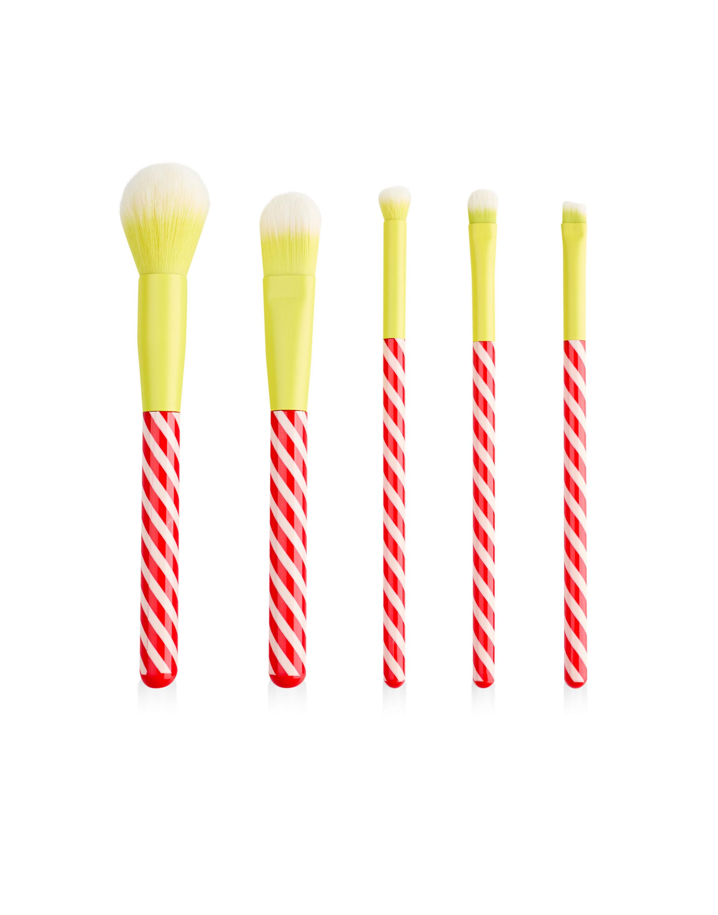 Green The Grinch Character Face Makeup Brush Set, Image 2 of 6