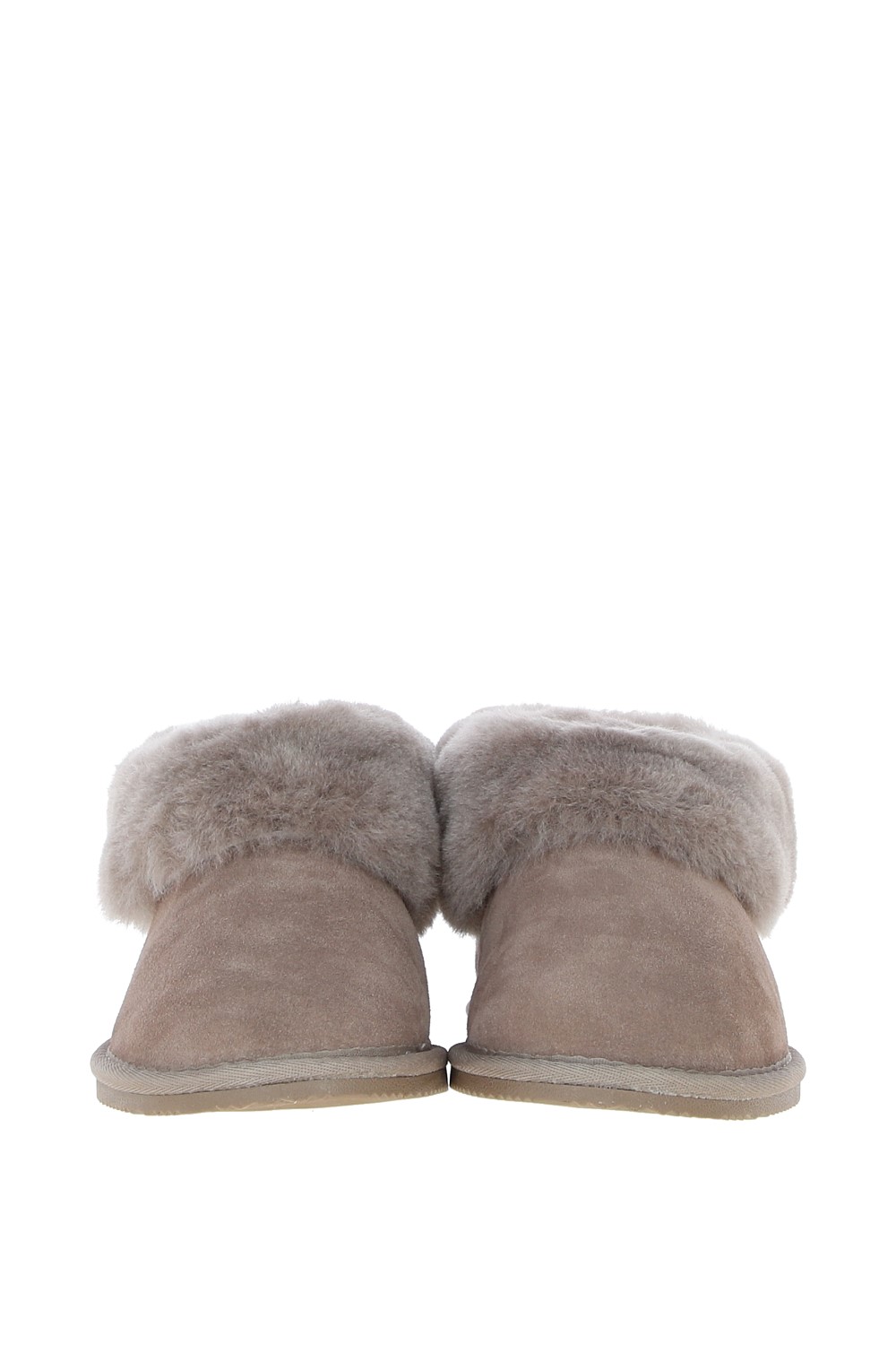 Brown Fenland England Brown Real Sheepskin Booties, Image 3 of 5