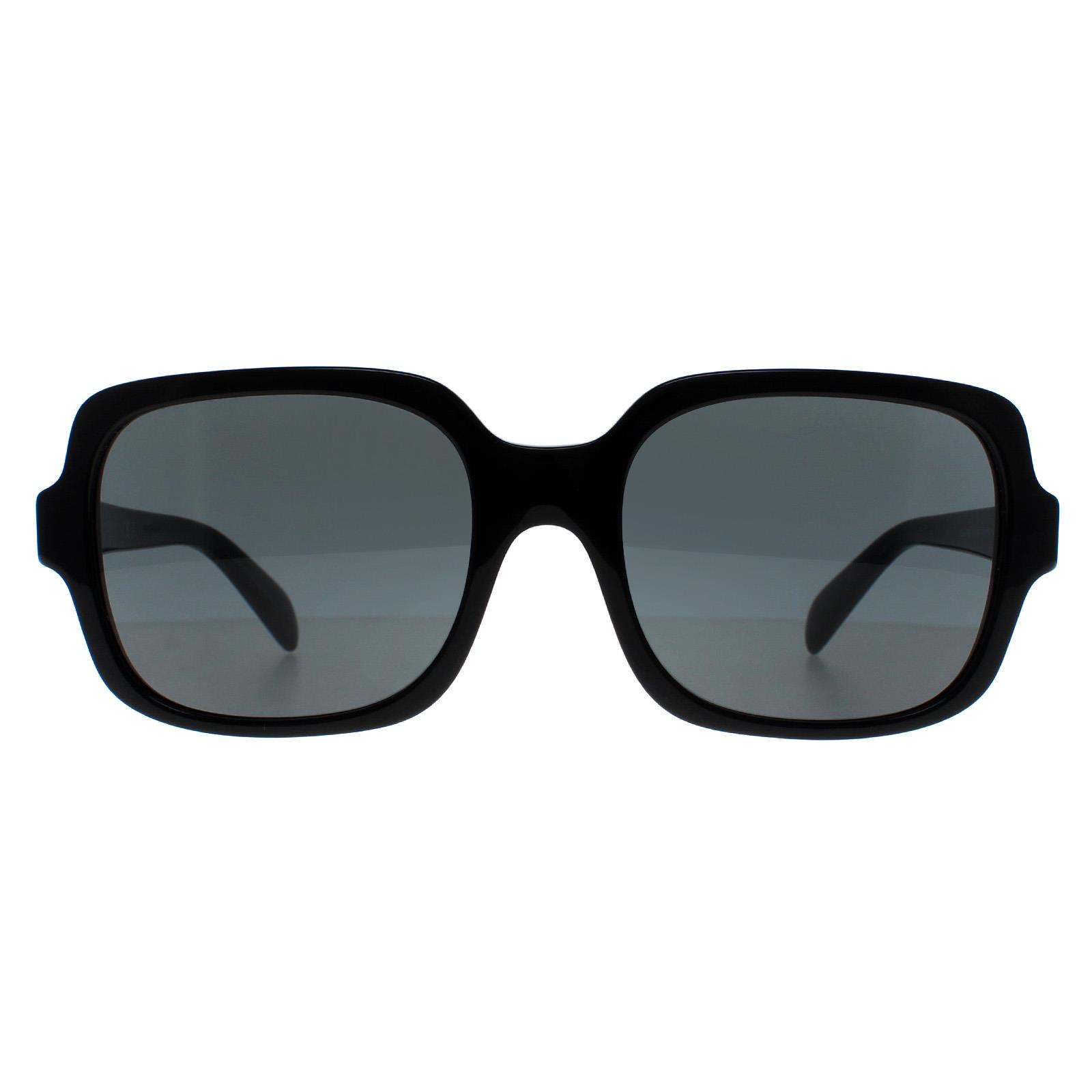 Black Emporio Armani Black Square Shiny Black Dark Grey EA4195, Image 1 of 5