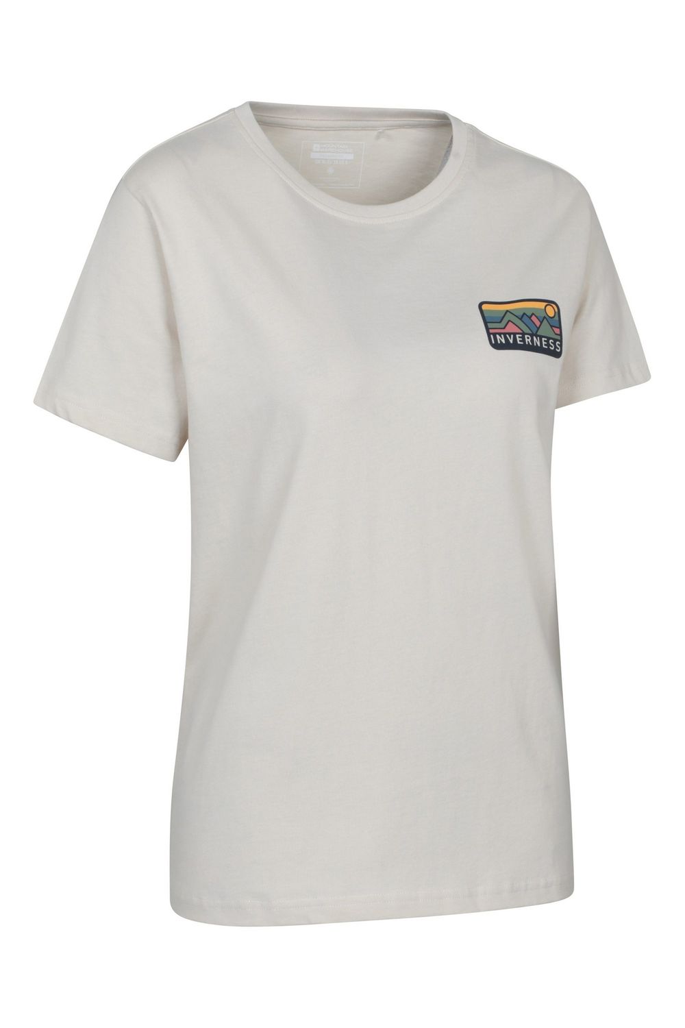 Beige Inverness Relaxed Fit Short Sleeved TShirt, Image 4 of 4