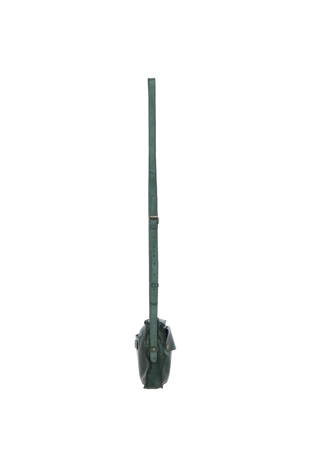 Green Real Leather Cross Body Bag, Image 6 of 6