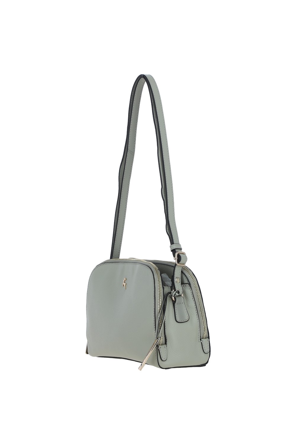 Stone Real Leather Stylish Crossbody Bag, Image 3 of 5