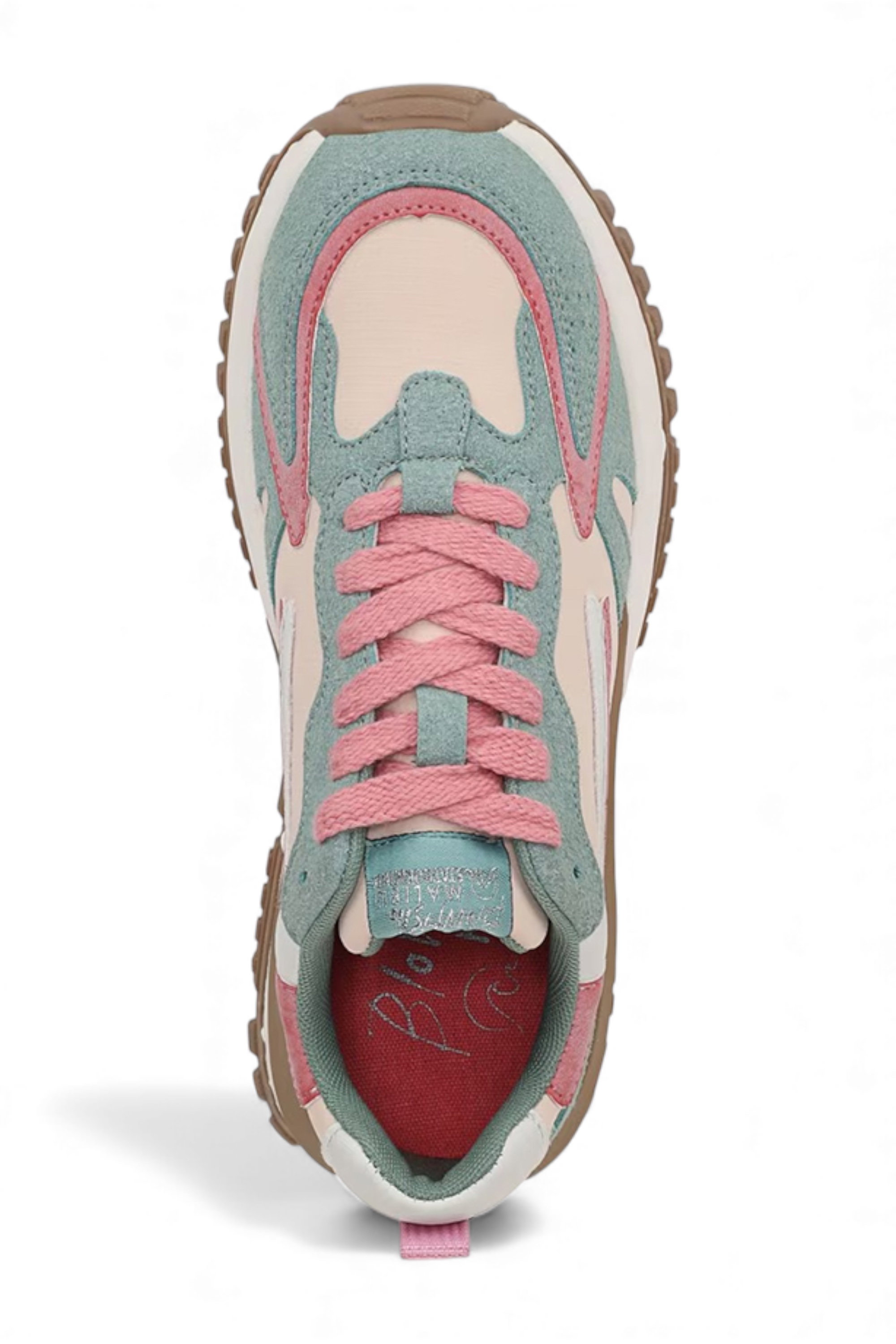 Pink Blowfish Malibu Pink Womens "Leo" Retro Lace Up Sneakers Trainers, Image 5 of 6