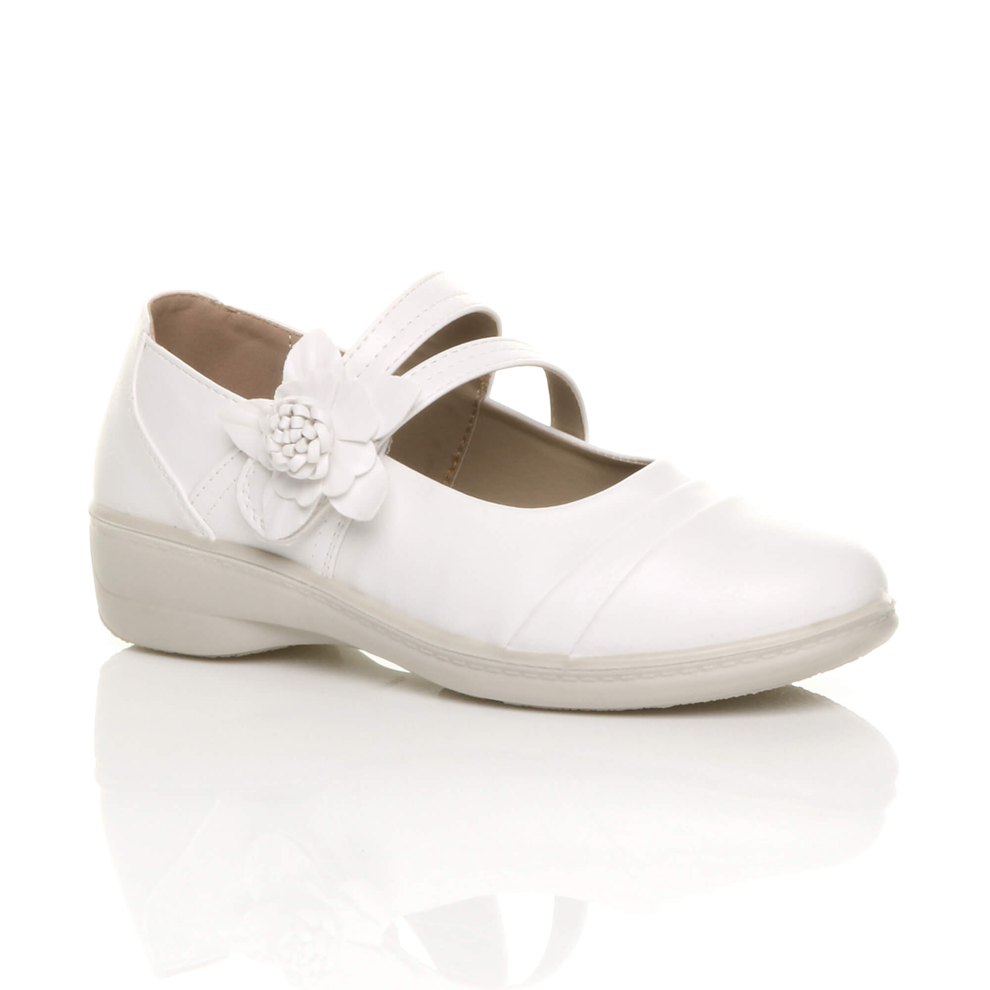 Purple Flat Comfort Mary Jane Shoes