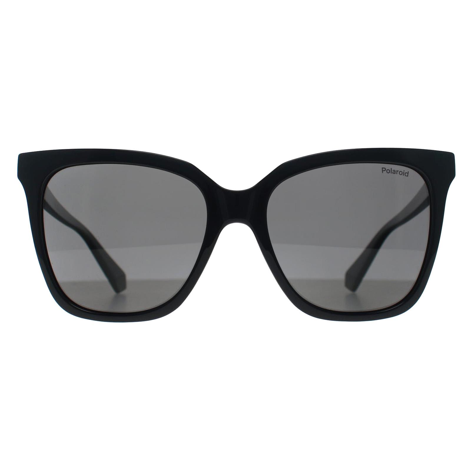 Black Polaroid Black Square Black Grey Polarized PLD 4155/S/X, Image 1 of 3