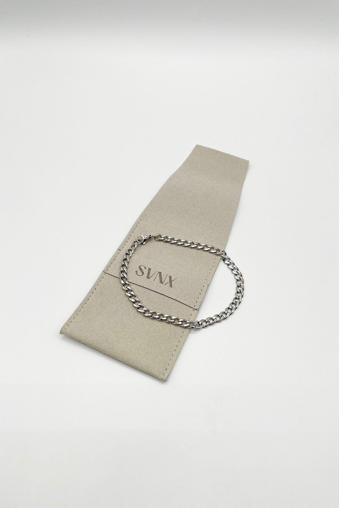 Silver Cuban Bracelet in Silver 5mm, Image 1 of 3